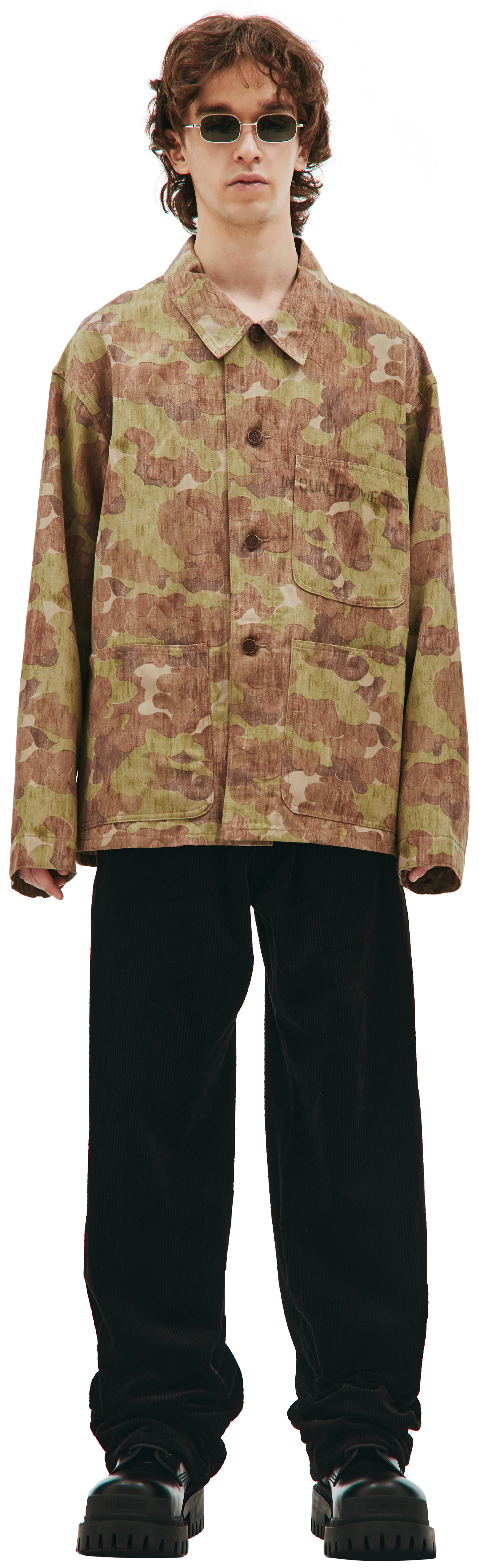visvim Camouflage Print Wool Jacket