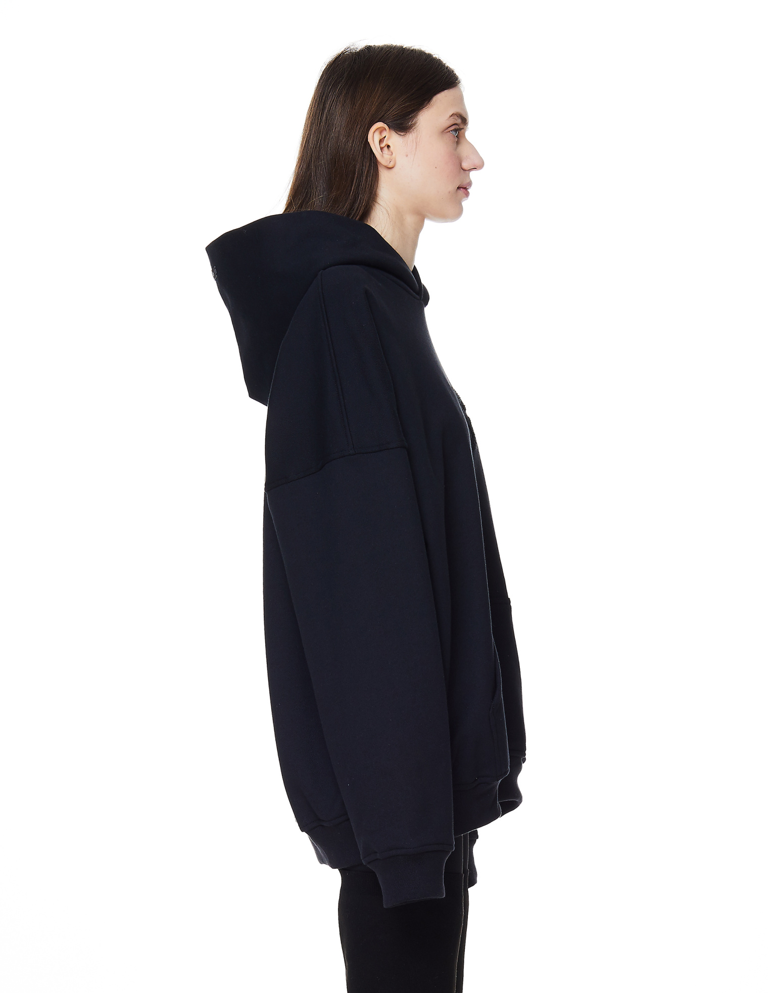Fear of God Black Cotton FG Hoodie