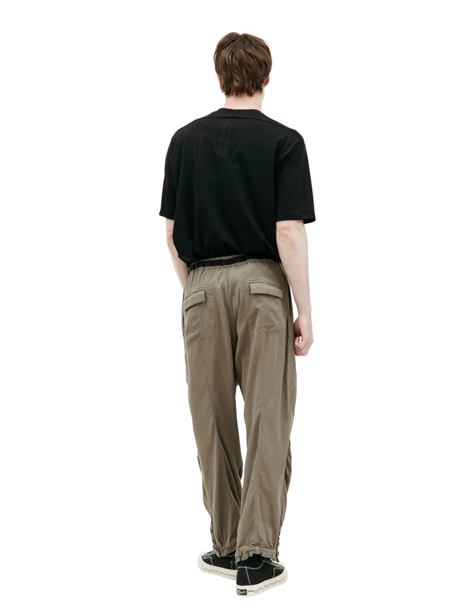 The Viridi-Anne Khaki wide trousers