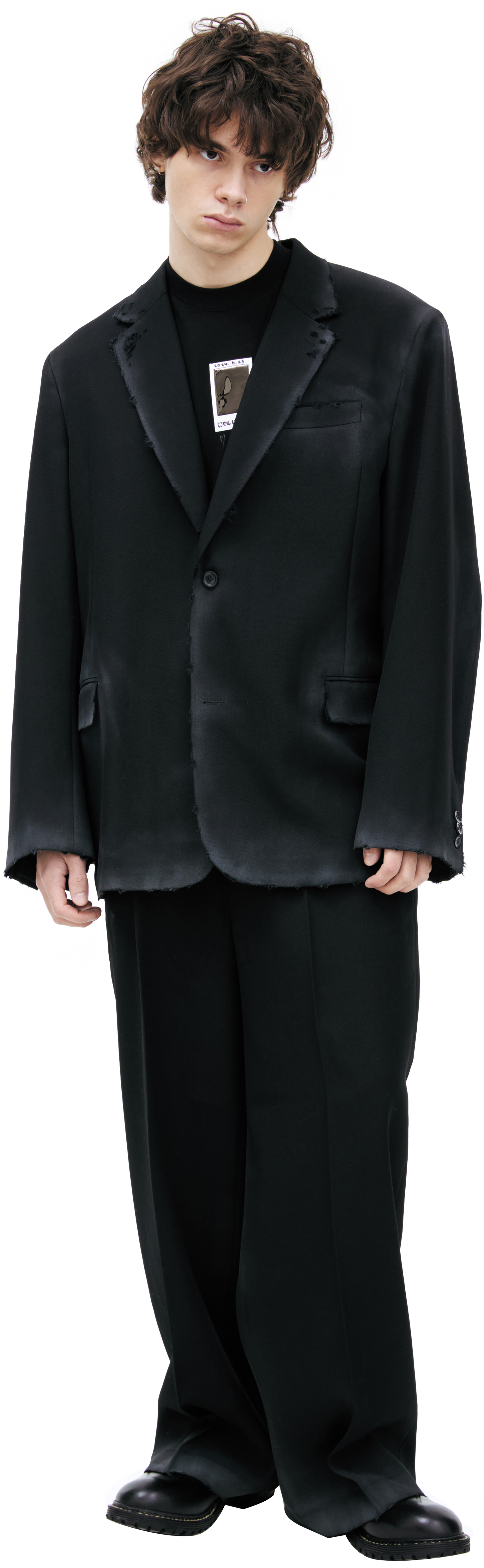 Doublet Scuff-effect jacket