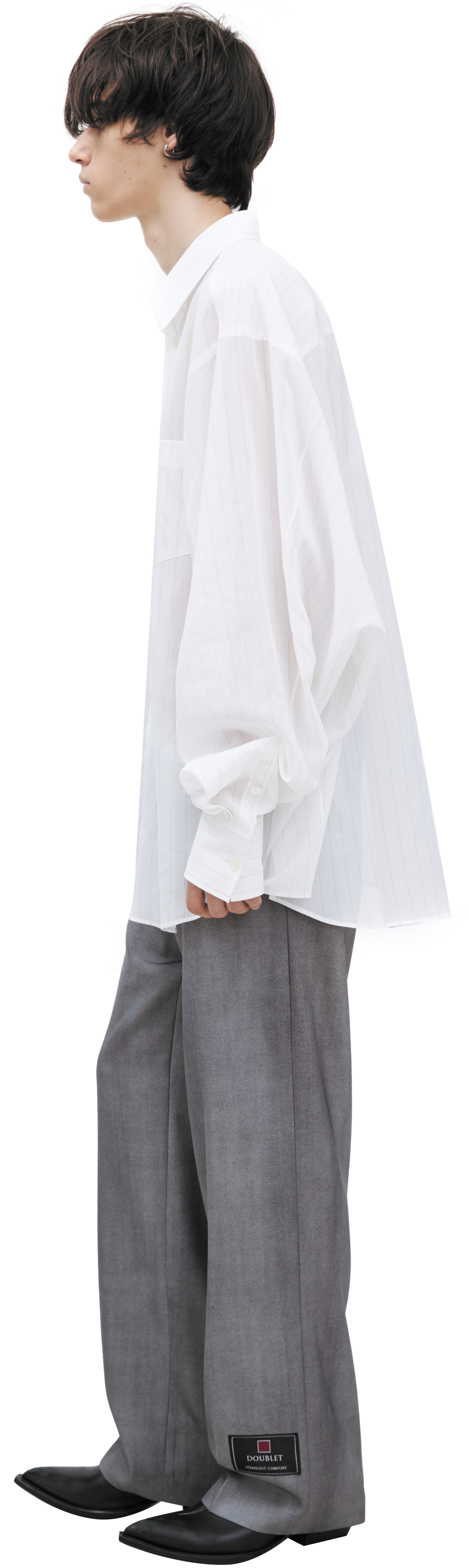 Doublet White striped shirt