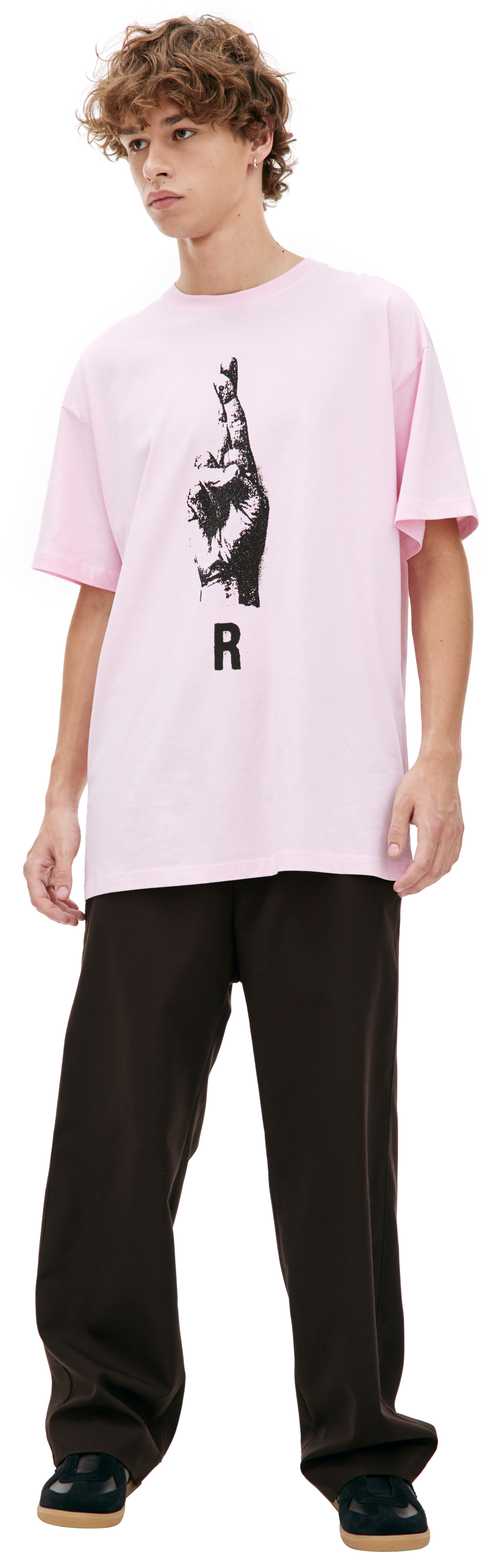 Raf Simons Pink print T-shirt