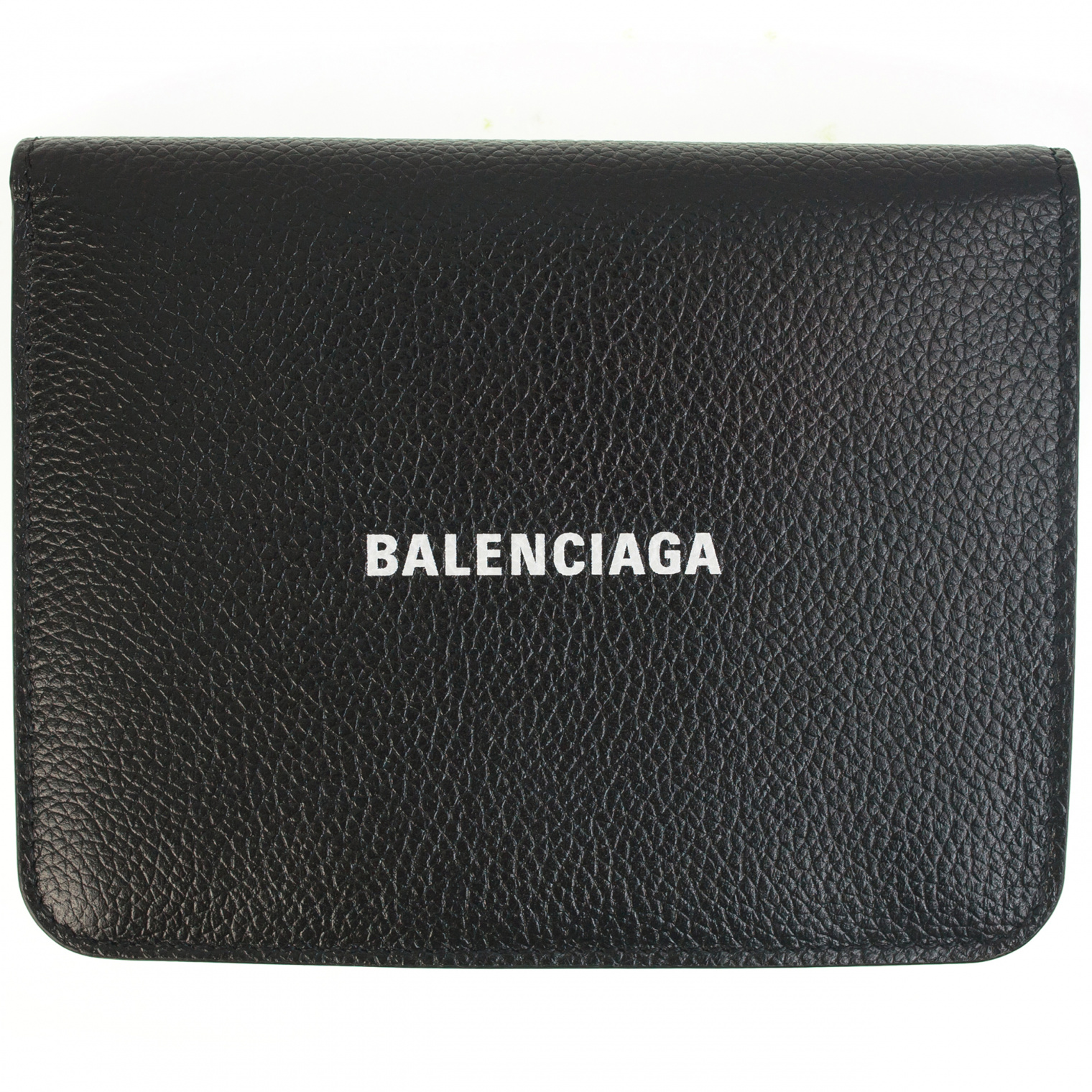 Balenciaga Black Leather Cash Wallet