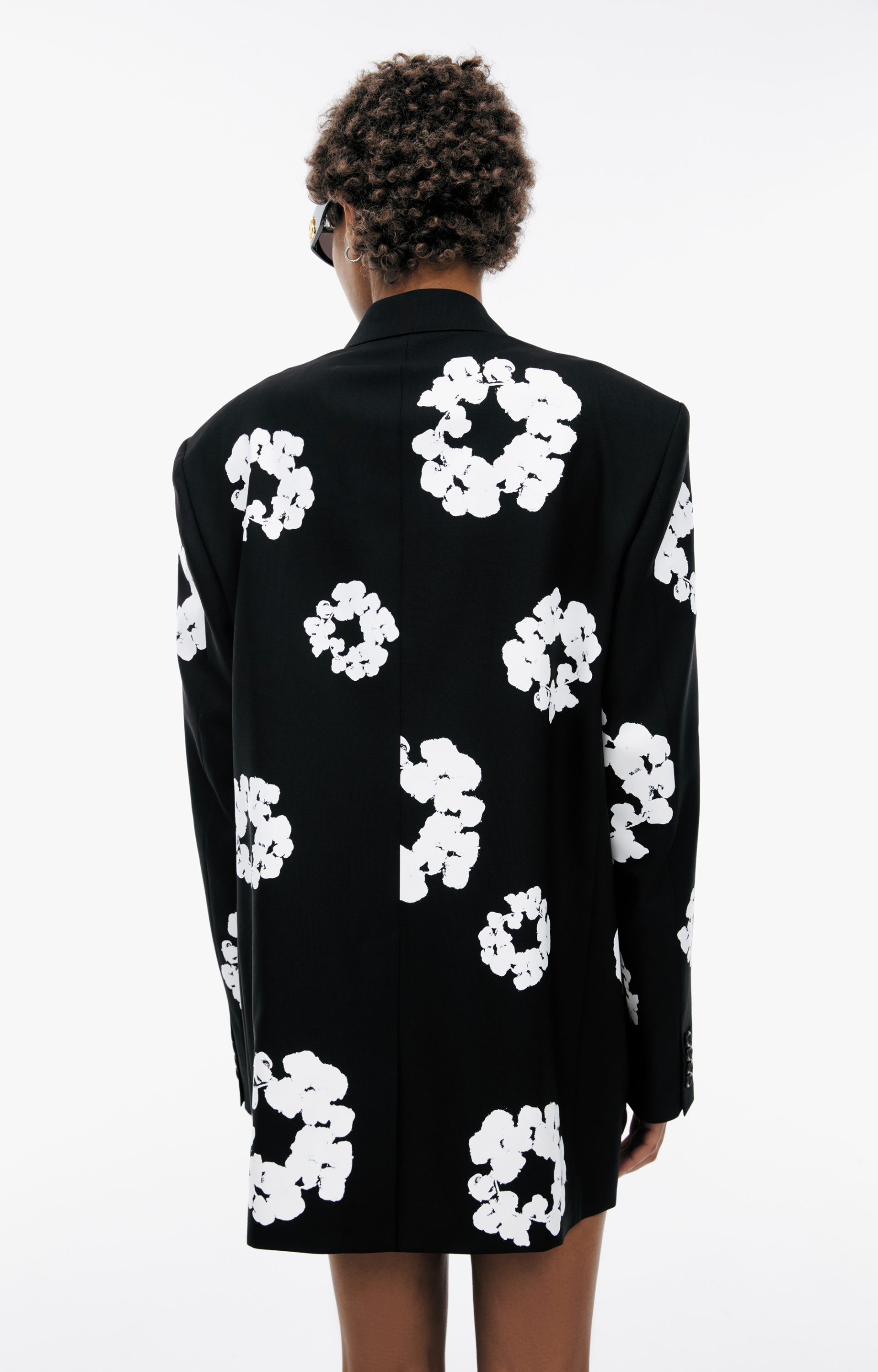 Saint Mxxxxxx Double-breasted monoprint jacket