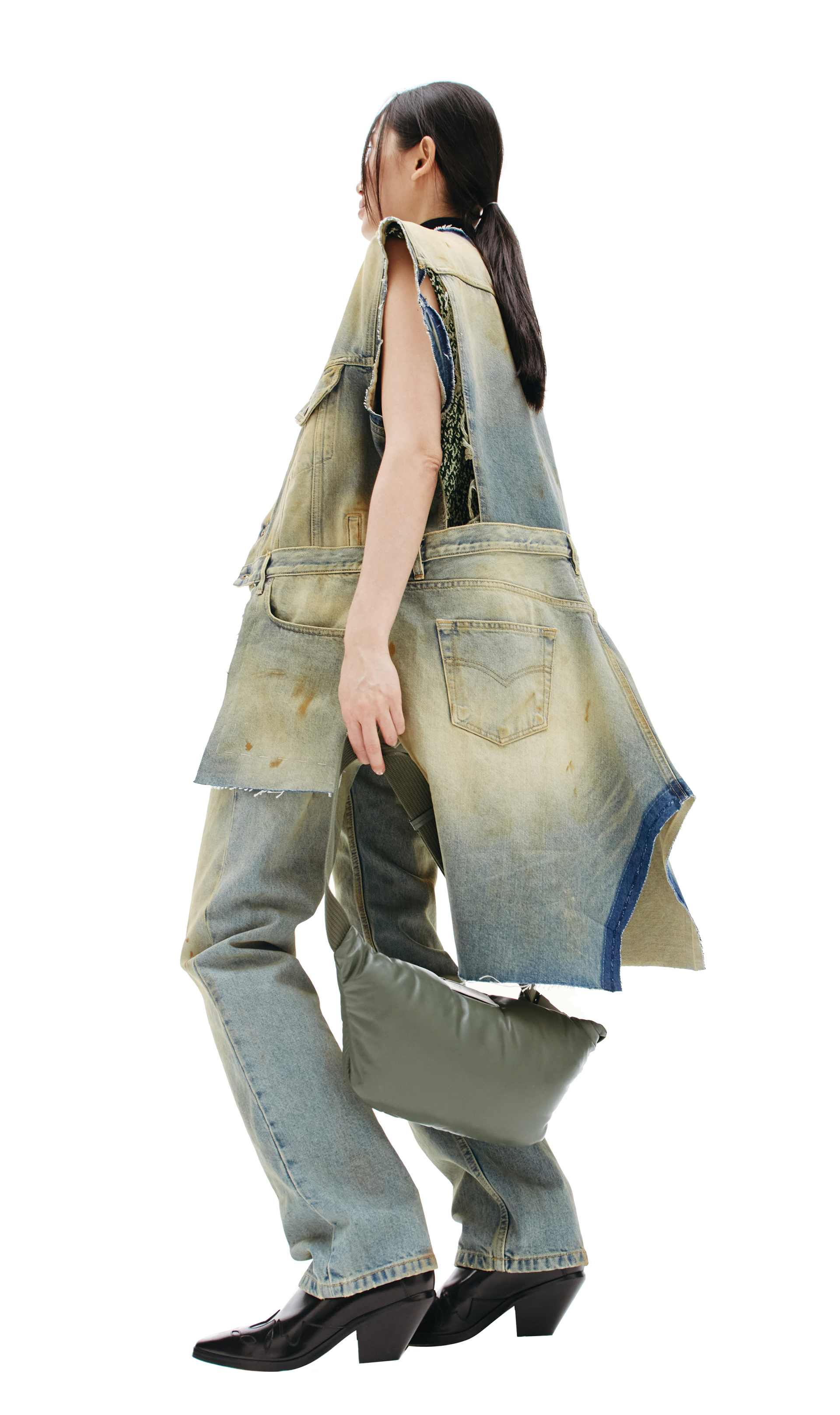 Maison Margiela vintage effect denim vest