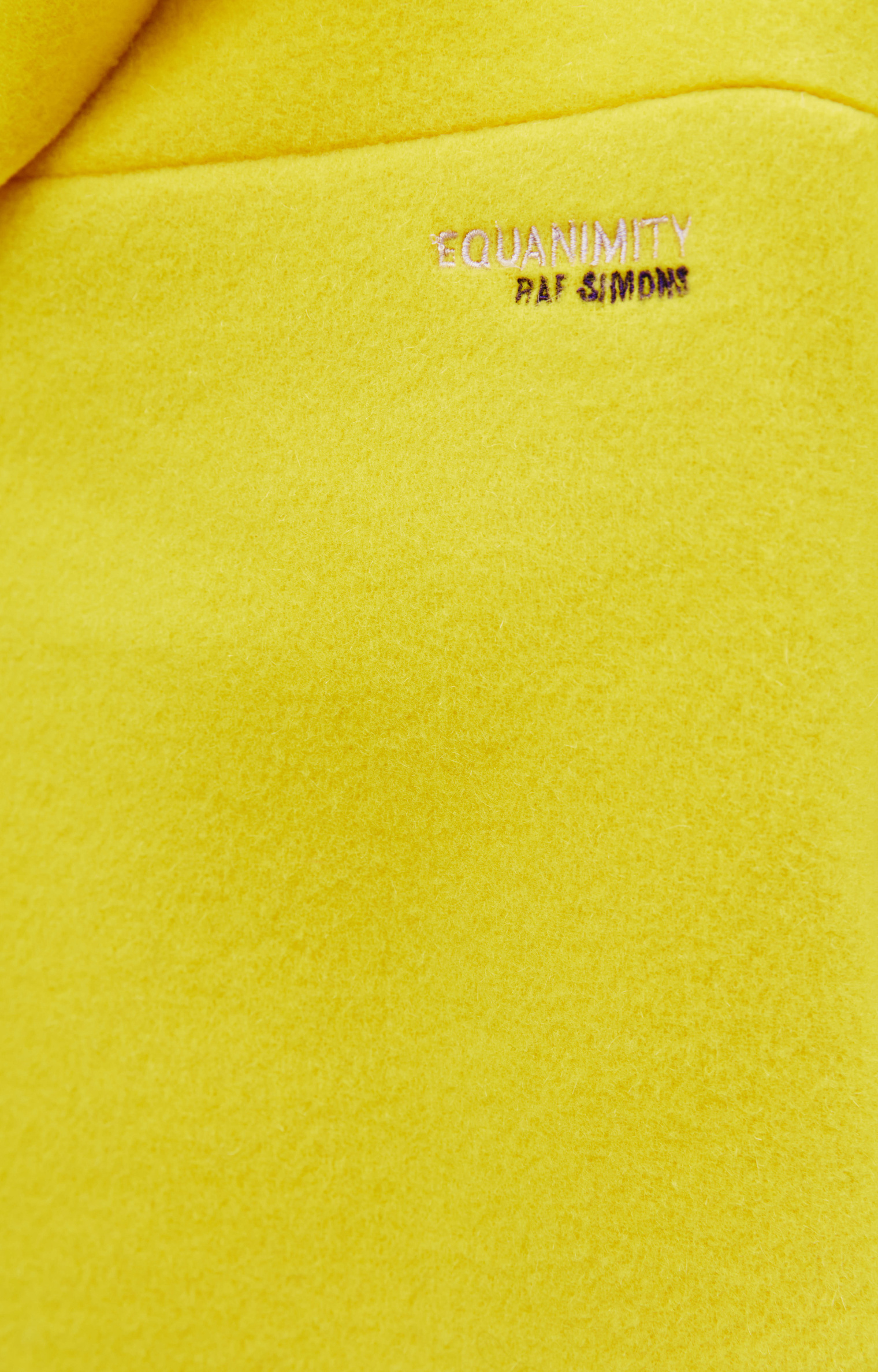 Raf Simons Yellow oversized sweatshirt