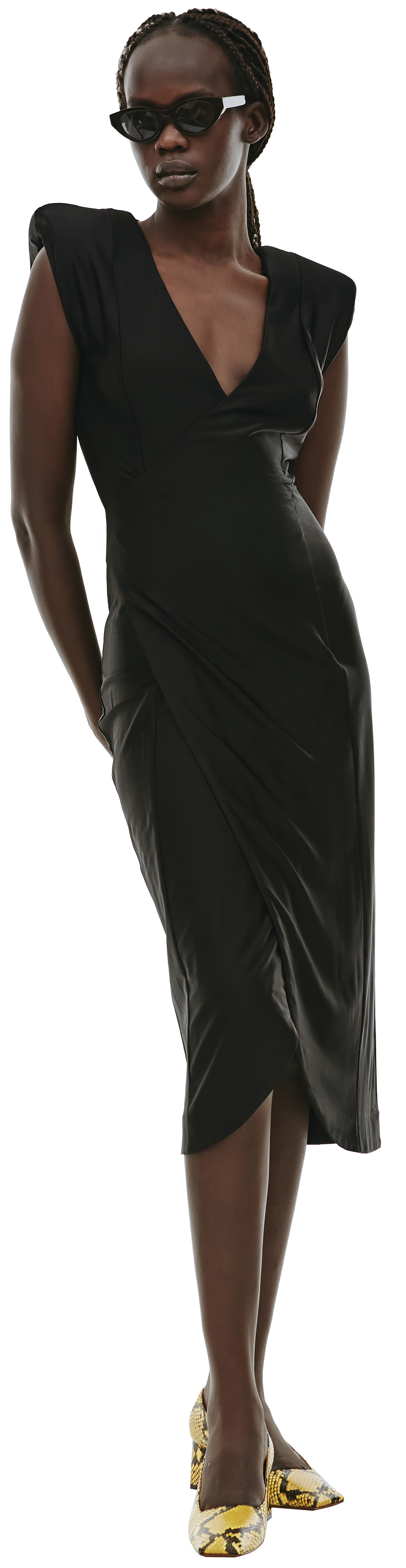 VETEMENTS V-Neck Midi Dress