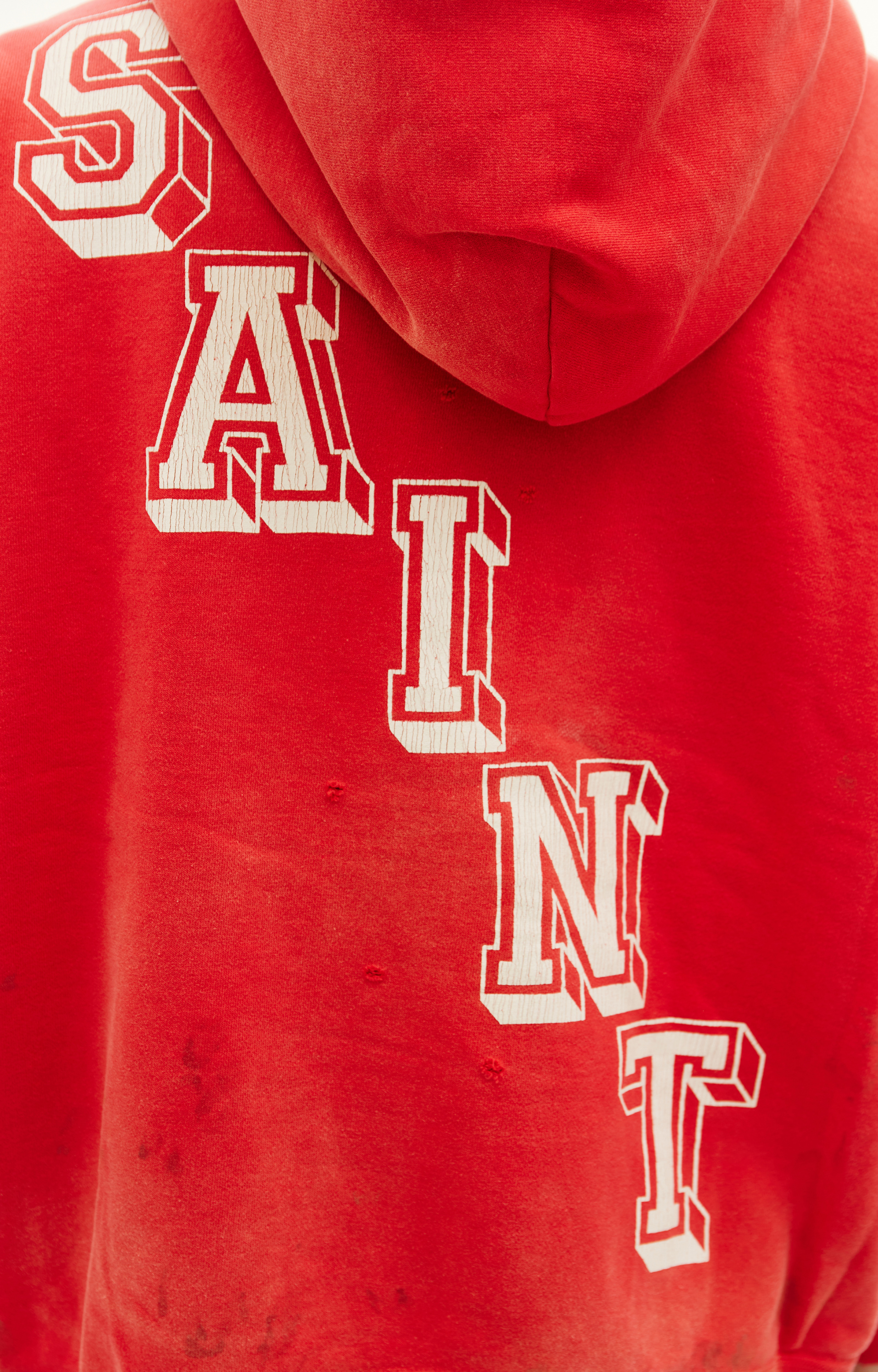 Saint Michael Faded printed hoodie