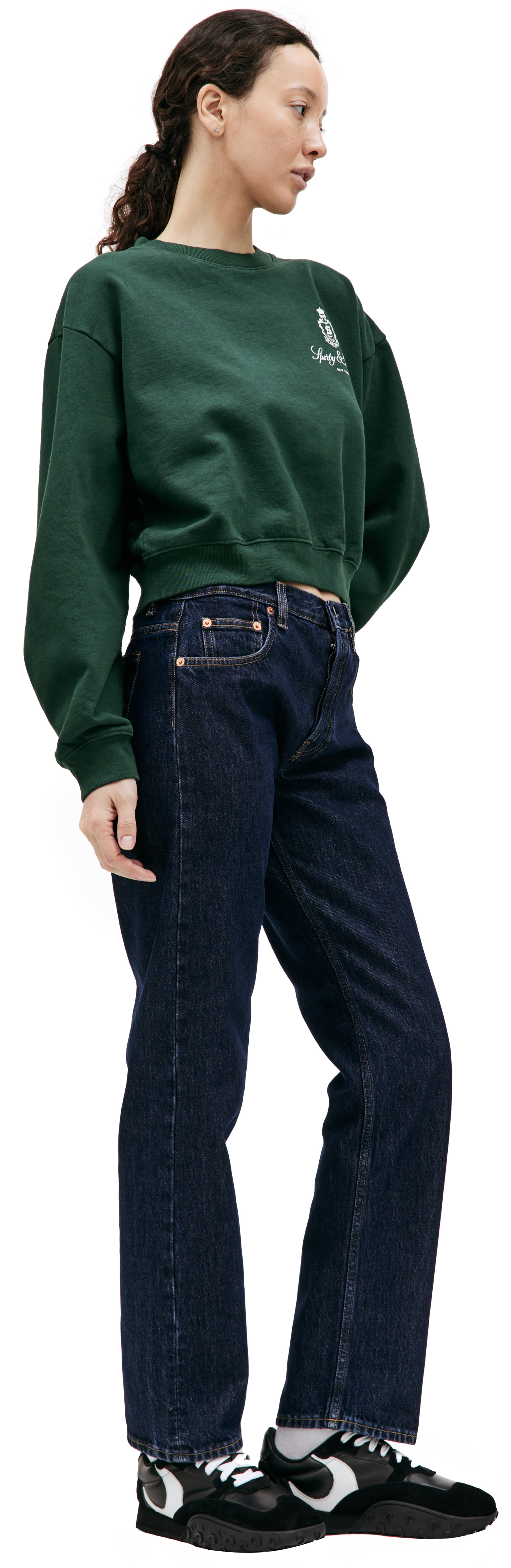 SPORTY & RICH Vendome cropped sweatshirt