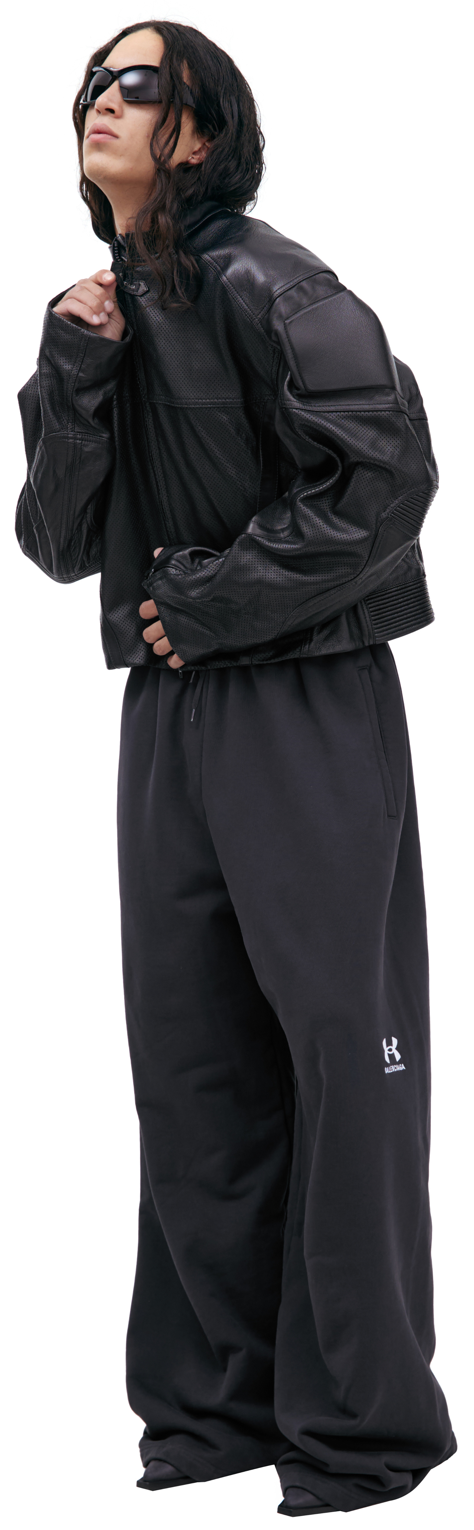 Balenciaga Black leather jacket