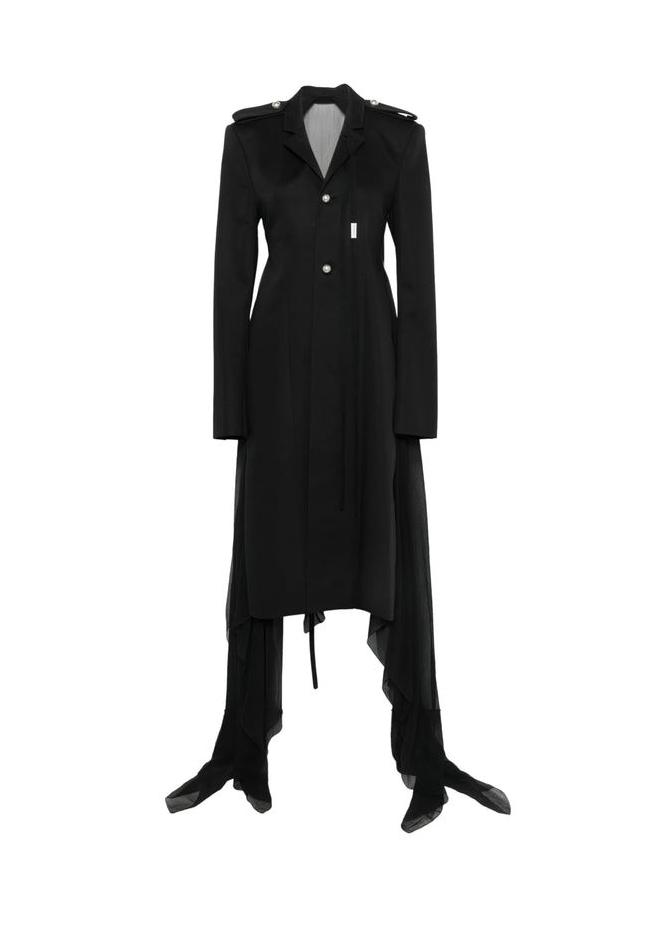 Ann Demeulemeester Asymmetrical coat