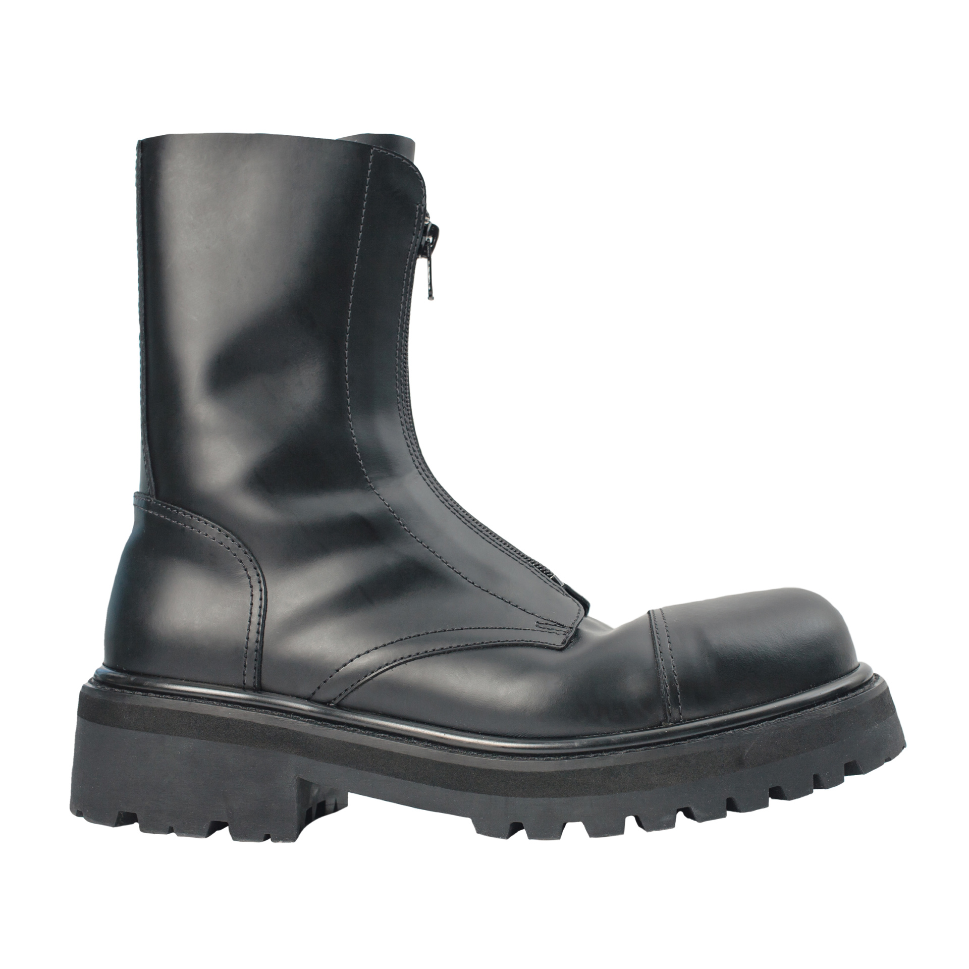 VETEMENTS Zipped Leather Boots