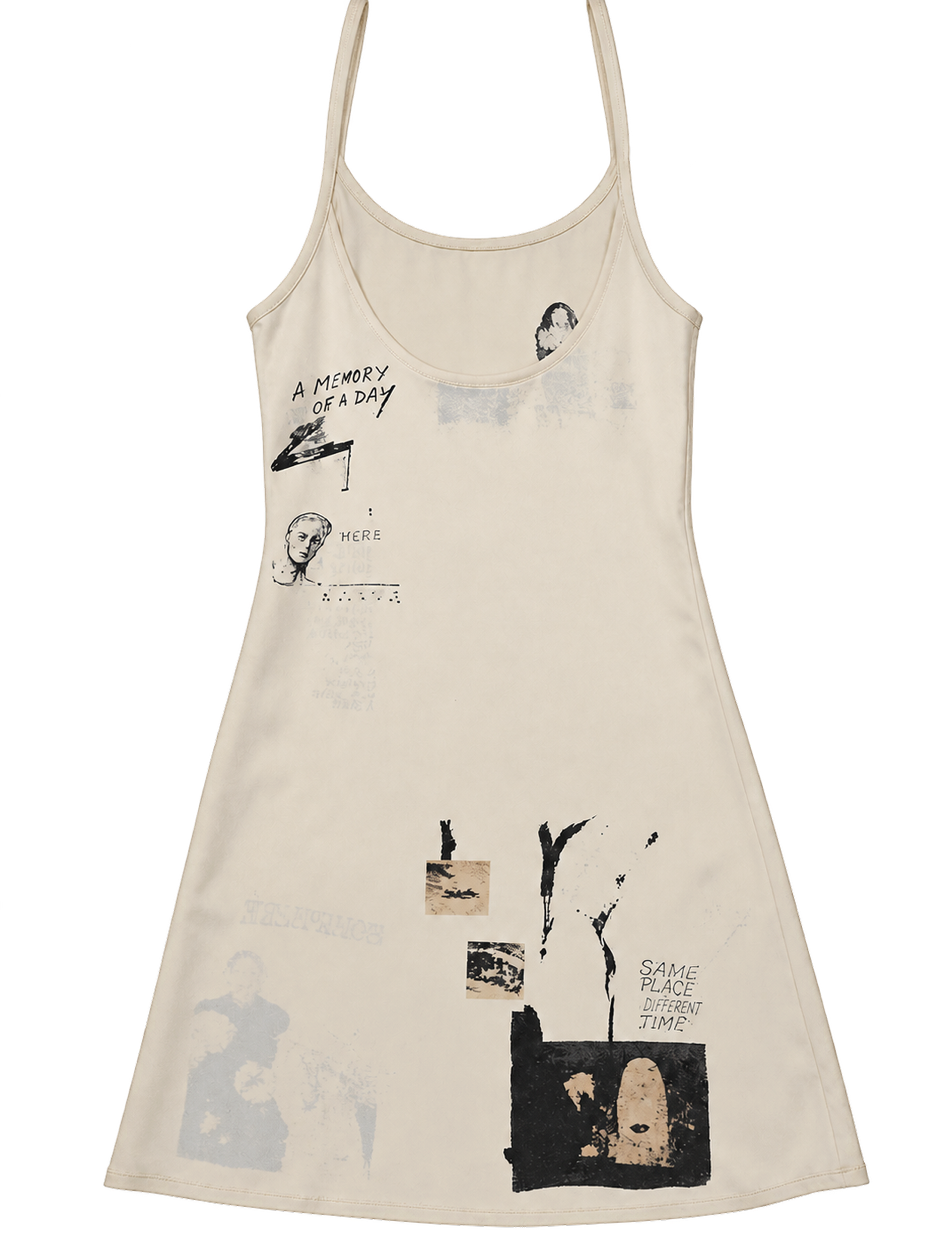Enfants Riches Déprimés Mini dress with thin straps