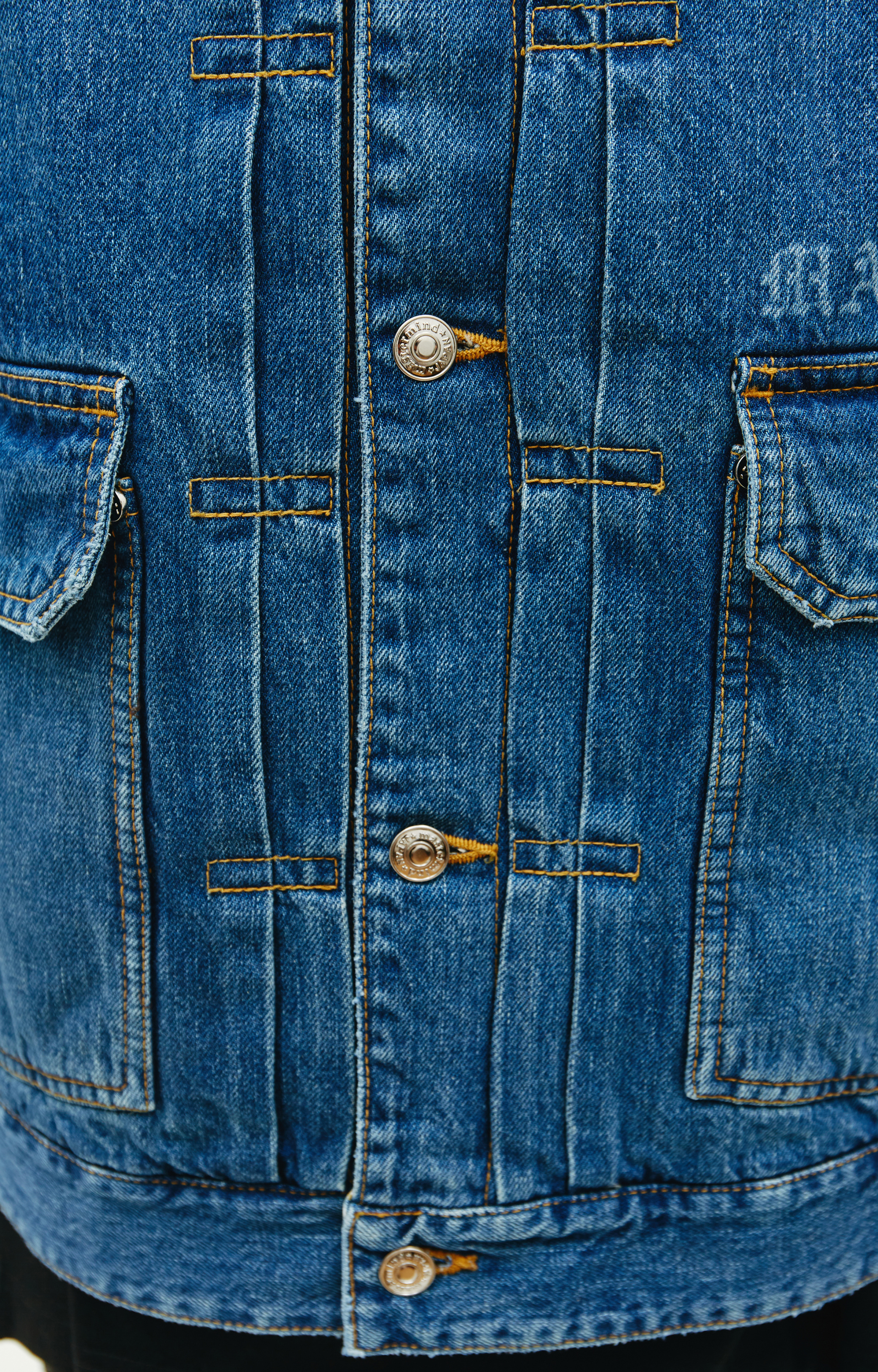 Mastermind WORLD Denim jacket with pockets