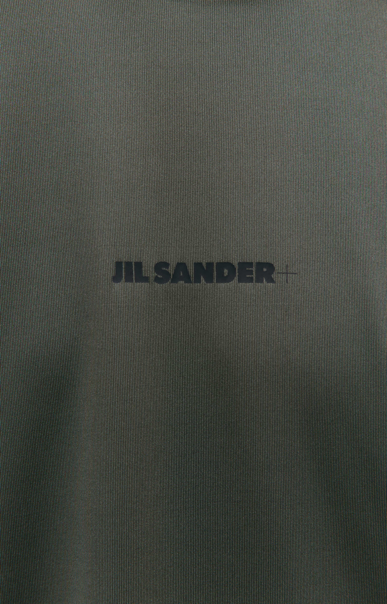 Jil Sander Зеленый лонгслив с логотипом