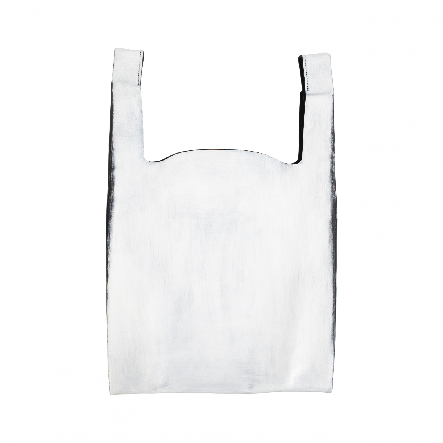 Maison Margiela Bianchetto Painted Leather Tote Bag
