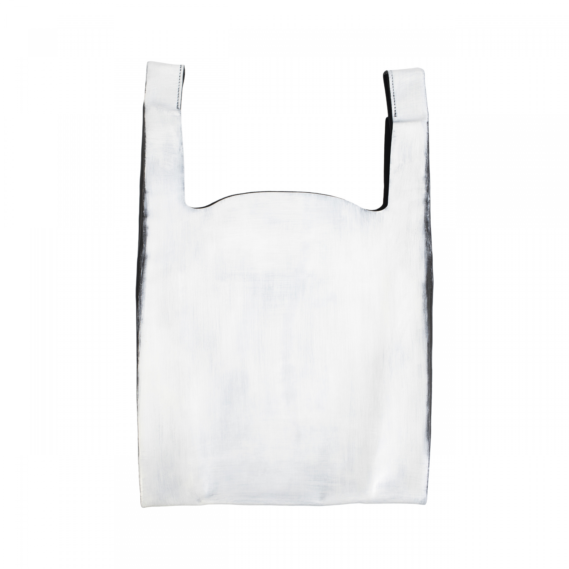 Maison Margiela Bianchetto Painted Leather Tote Bag