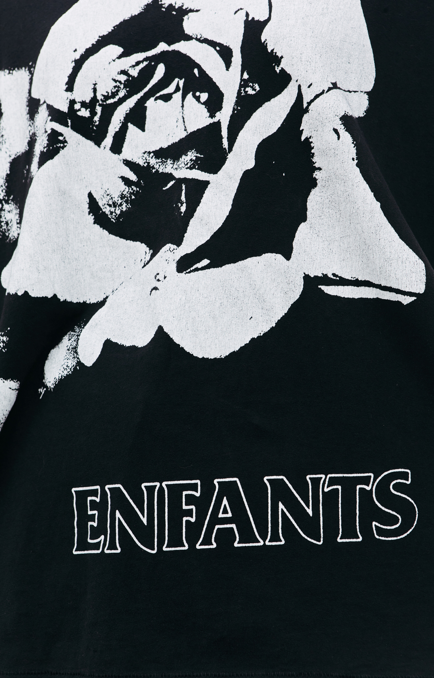 Buy Enfants Riches Déprimés women black faded rose t-shirt