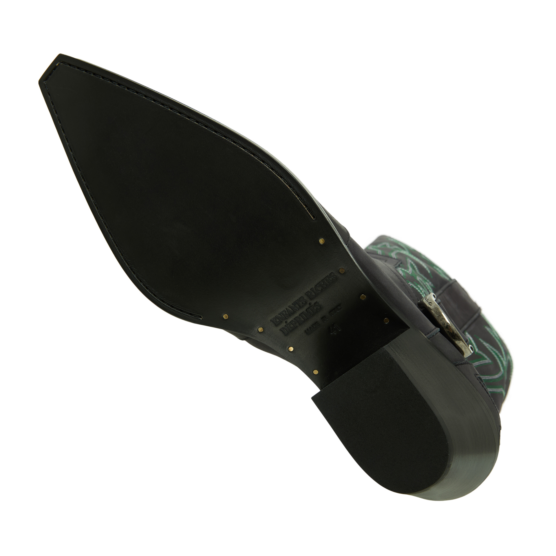 Enfants Riches Déprimés Embroidered leather boots