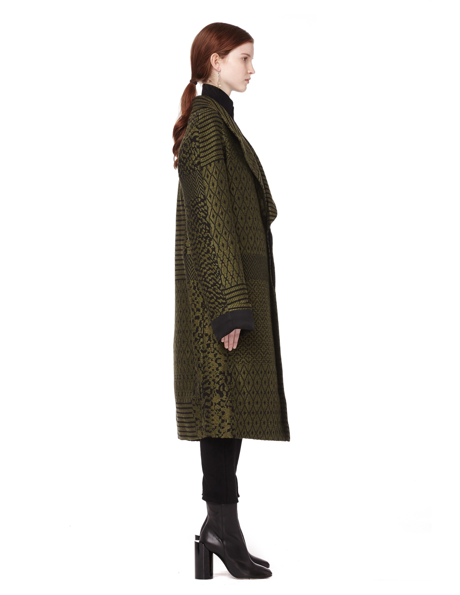 Haider Ackermann Пальто из хлопка и шерсти