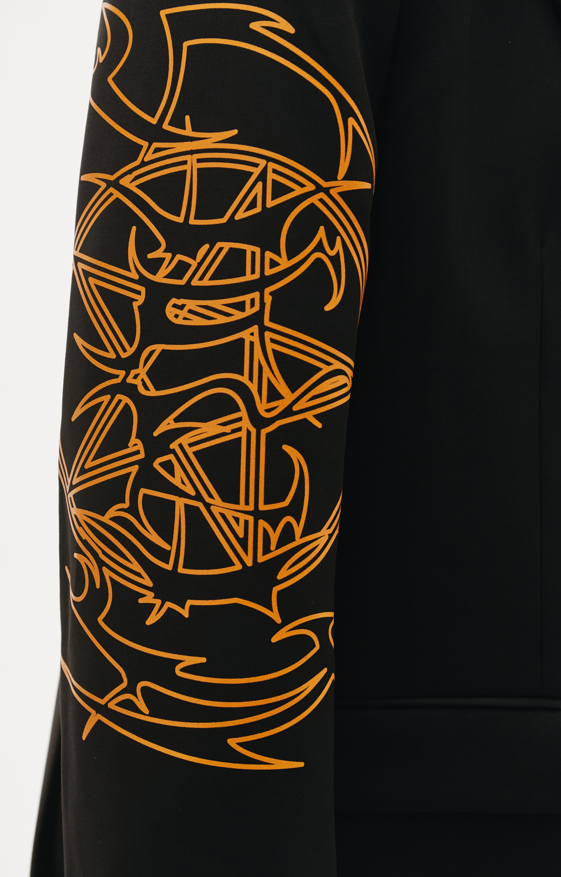 VETEMENTS Trible-print oversized blazer