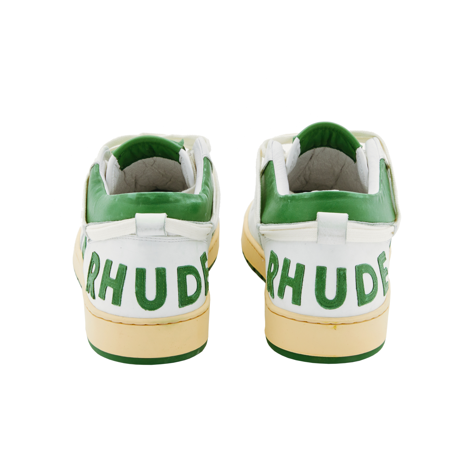 RHUDE Leather logo sneakers