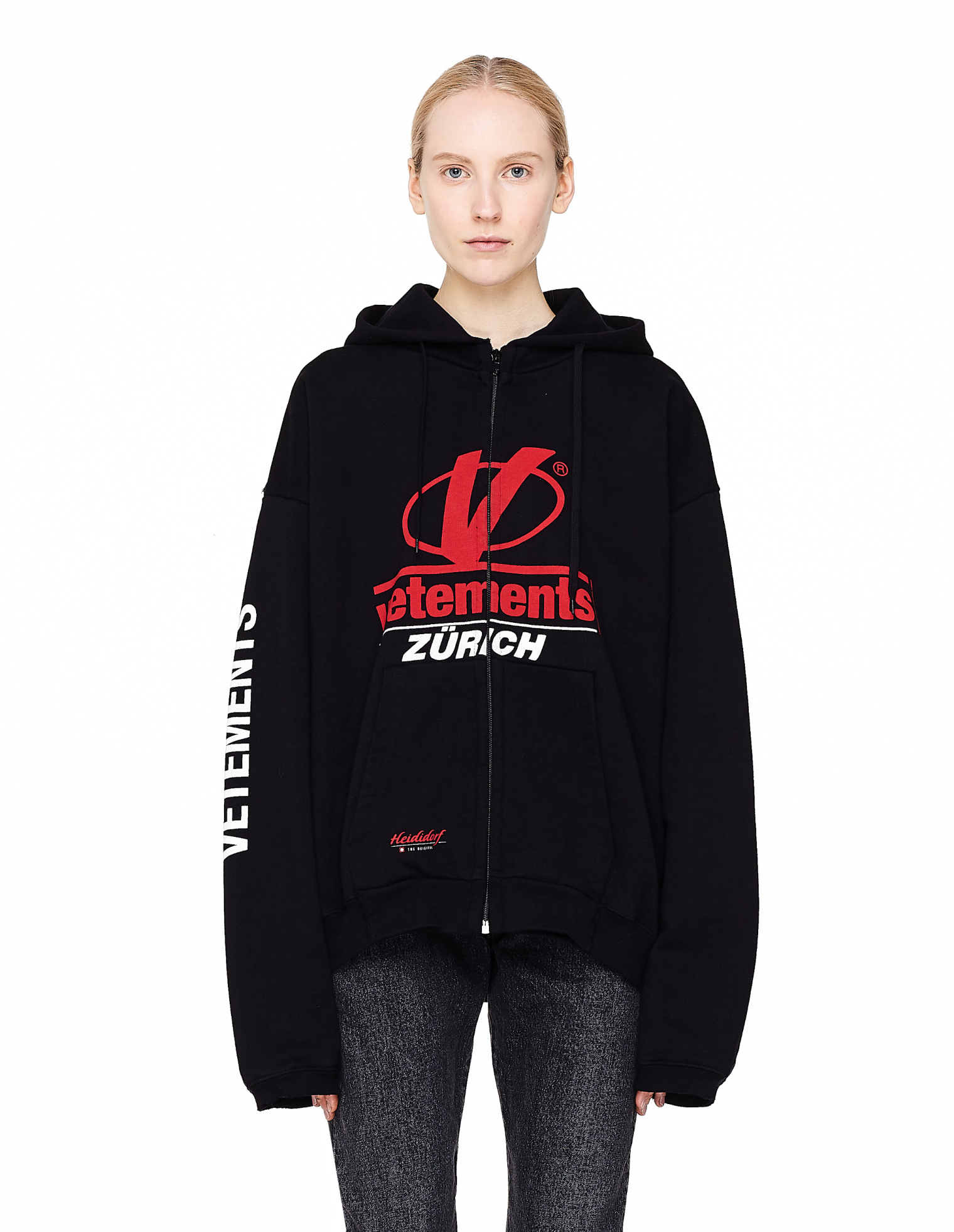 VETEMENTS Двусторонняя толстовка на молнии