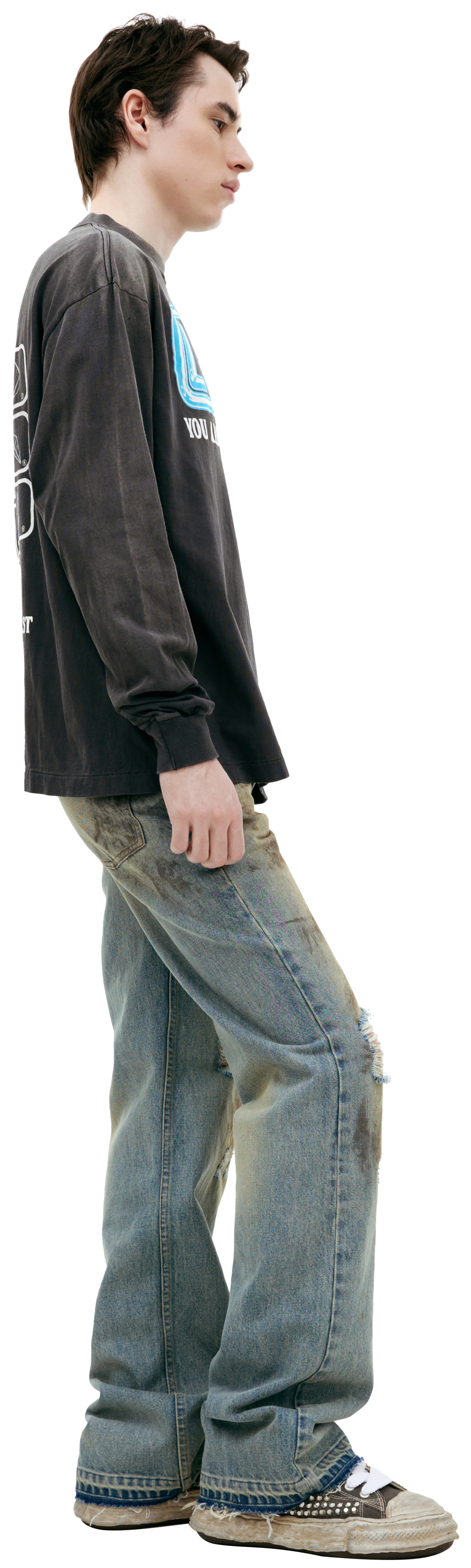 Saint Mxxxxxx \'LOVE\' print longsleeve