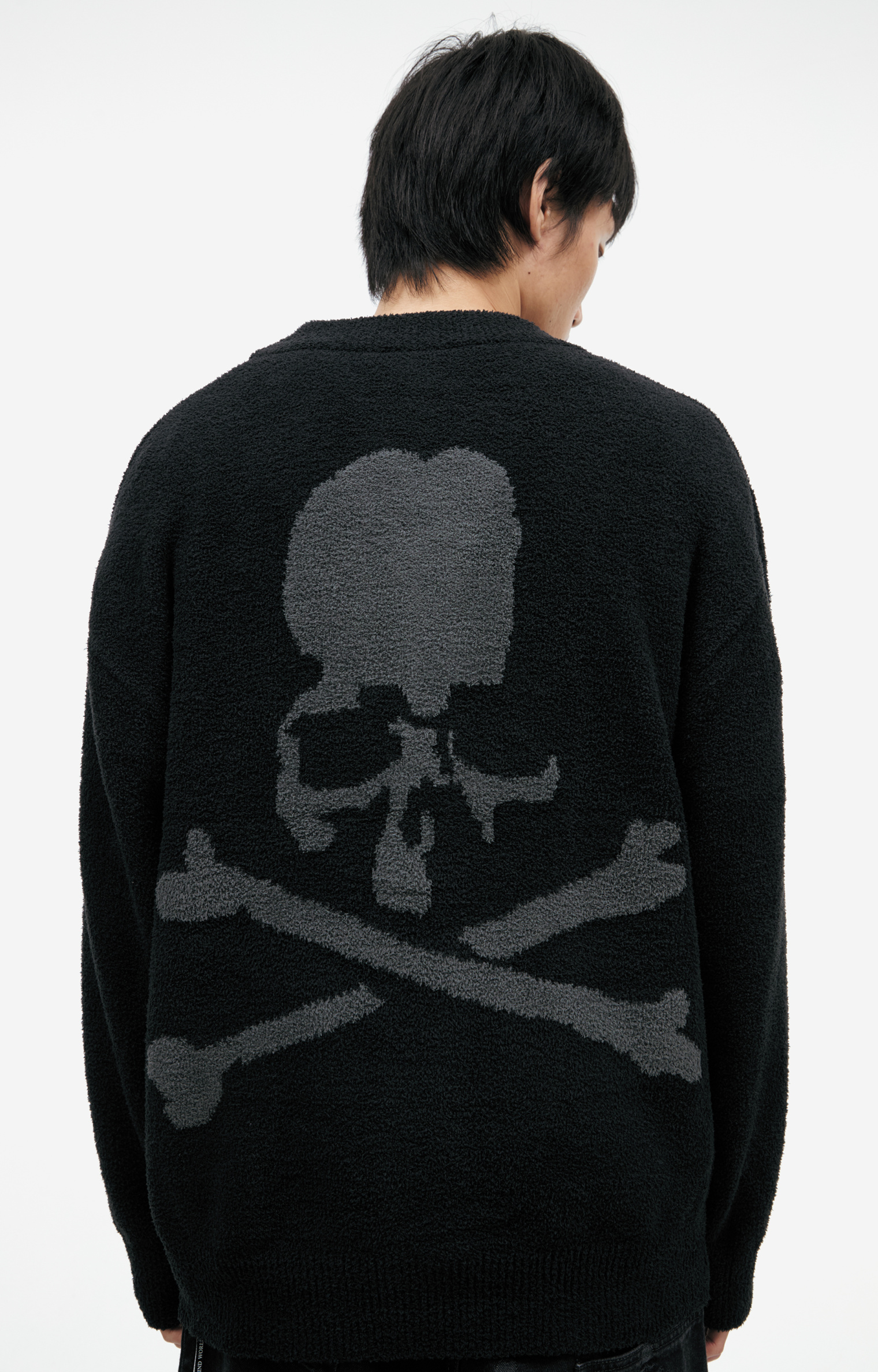Mastermind WORLD Black button-up cardigan