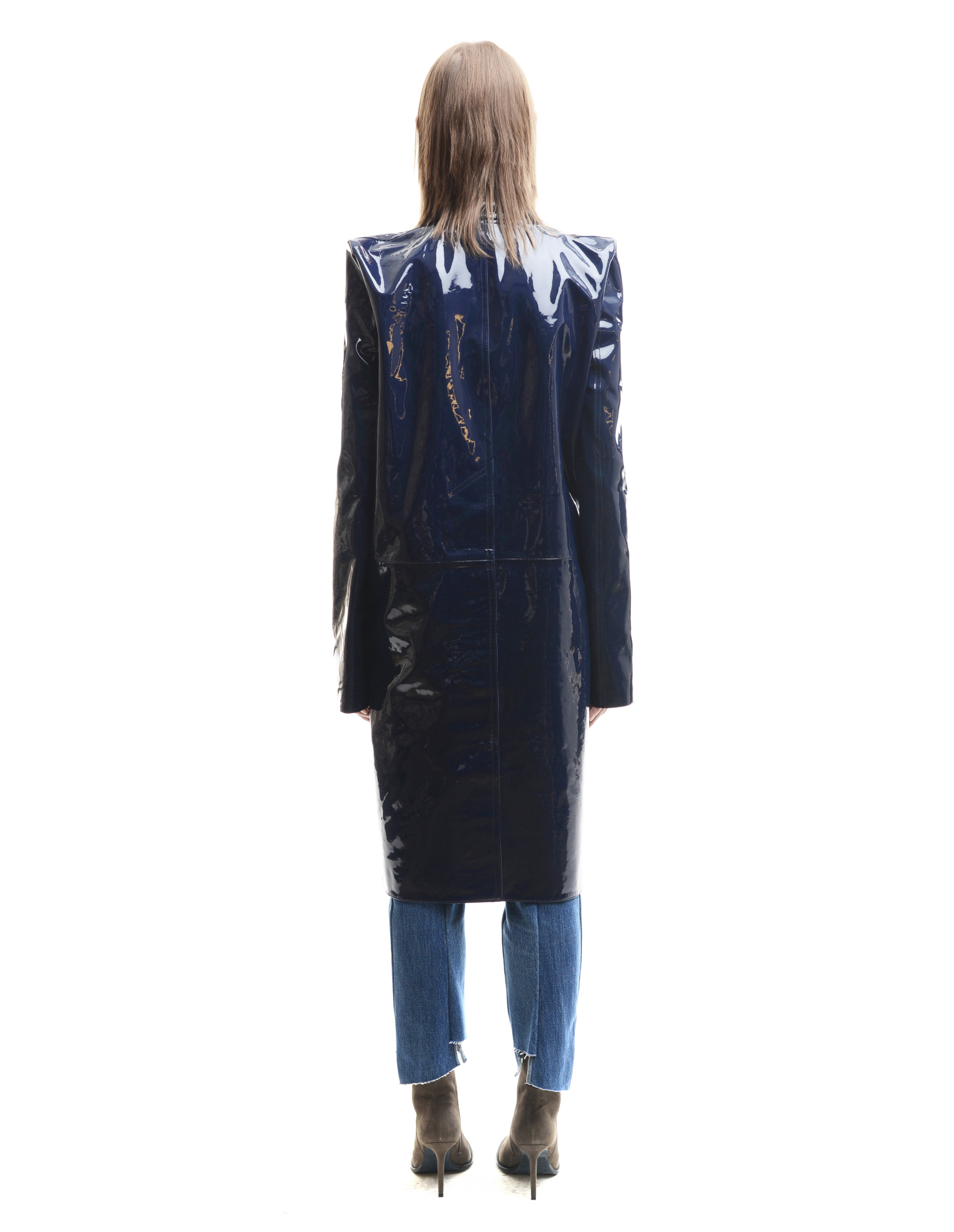 VETEMENTS Плащ из лакированной кожи