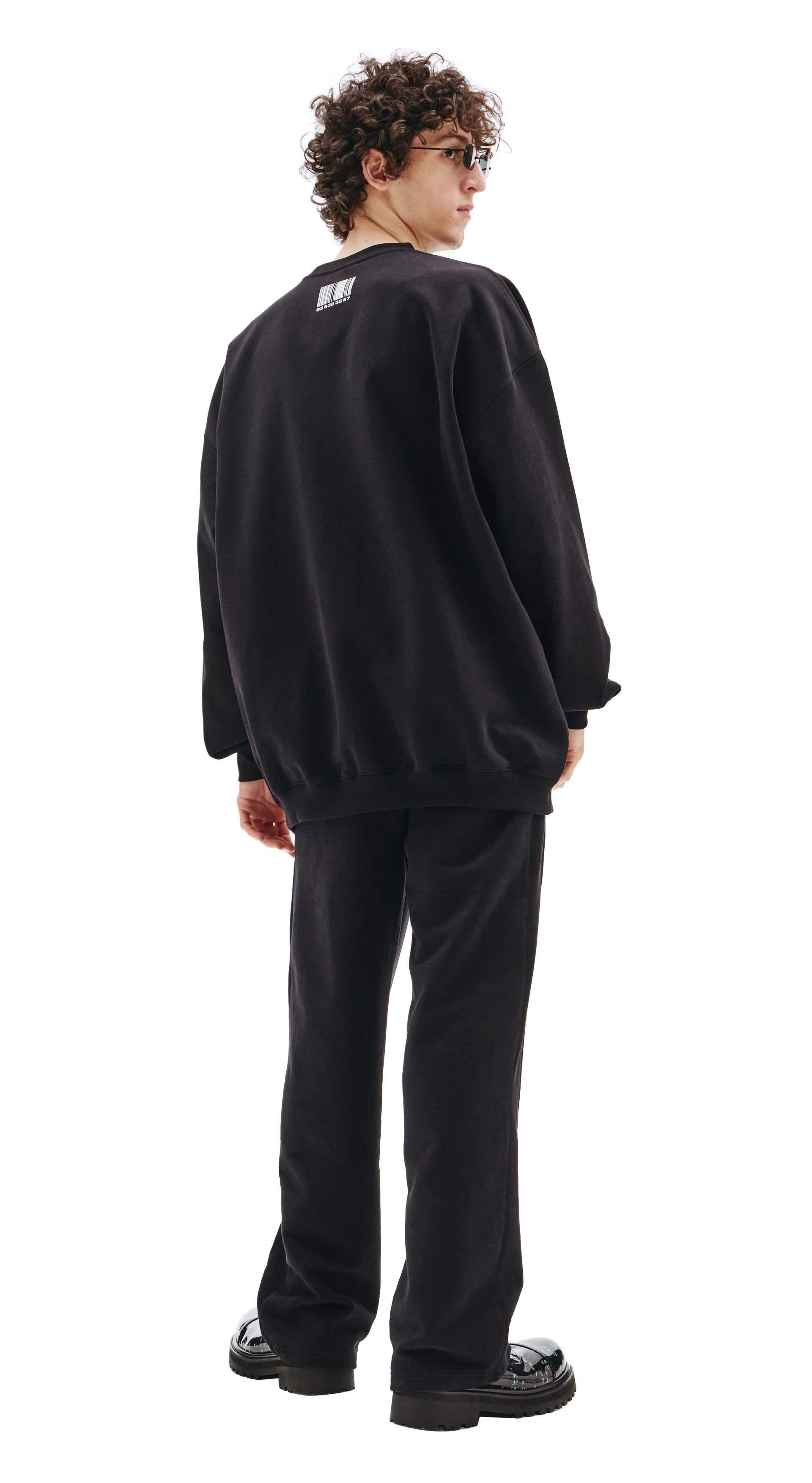 VTMNTS Barcode printed sweatshirt