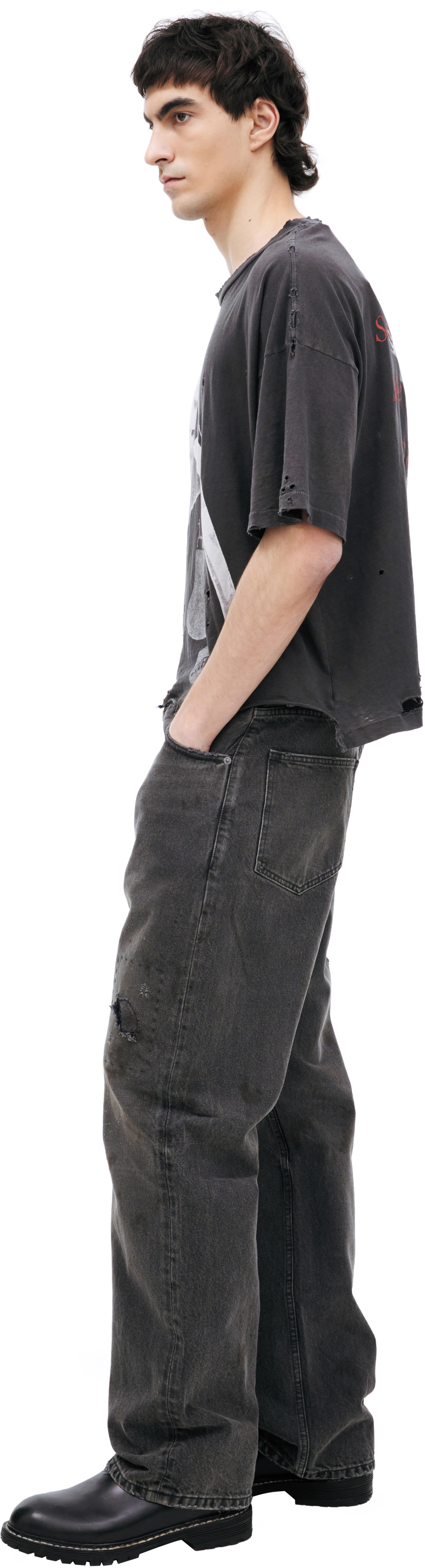 Enfants Riches Déprimés Well Of Loneliness T-Shirt Dirty Charcoal