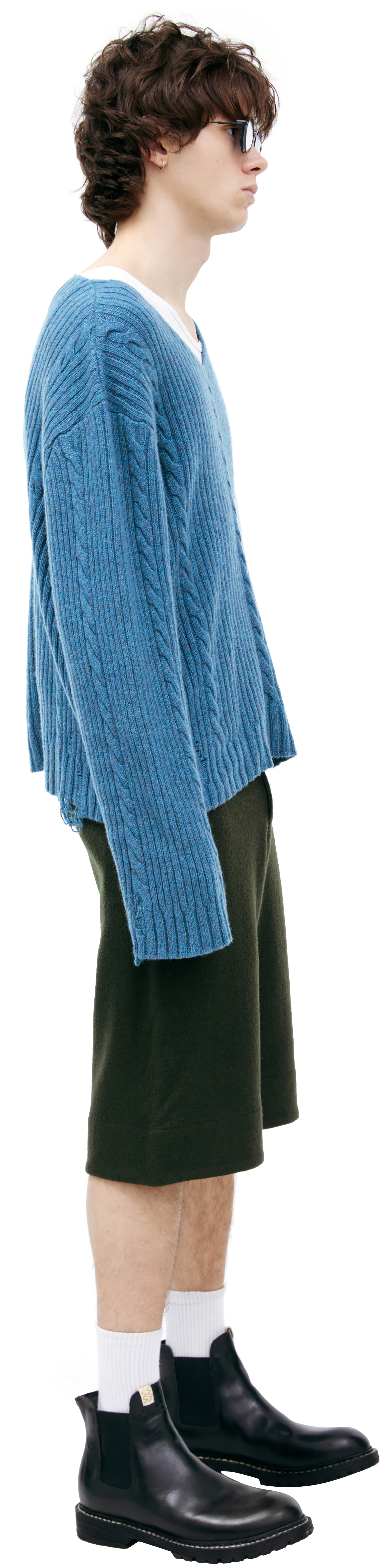 Enfants Riches Déprimés Cashmere V-NECK SWEATER