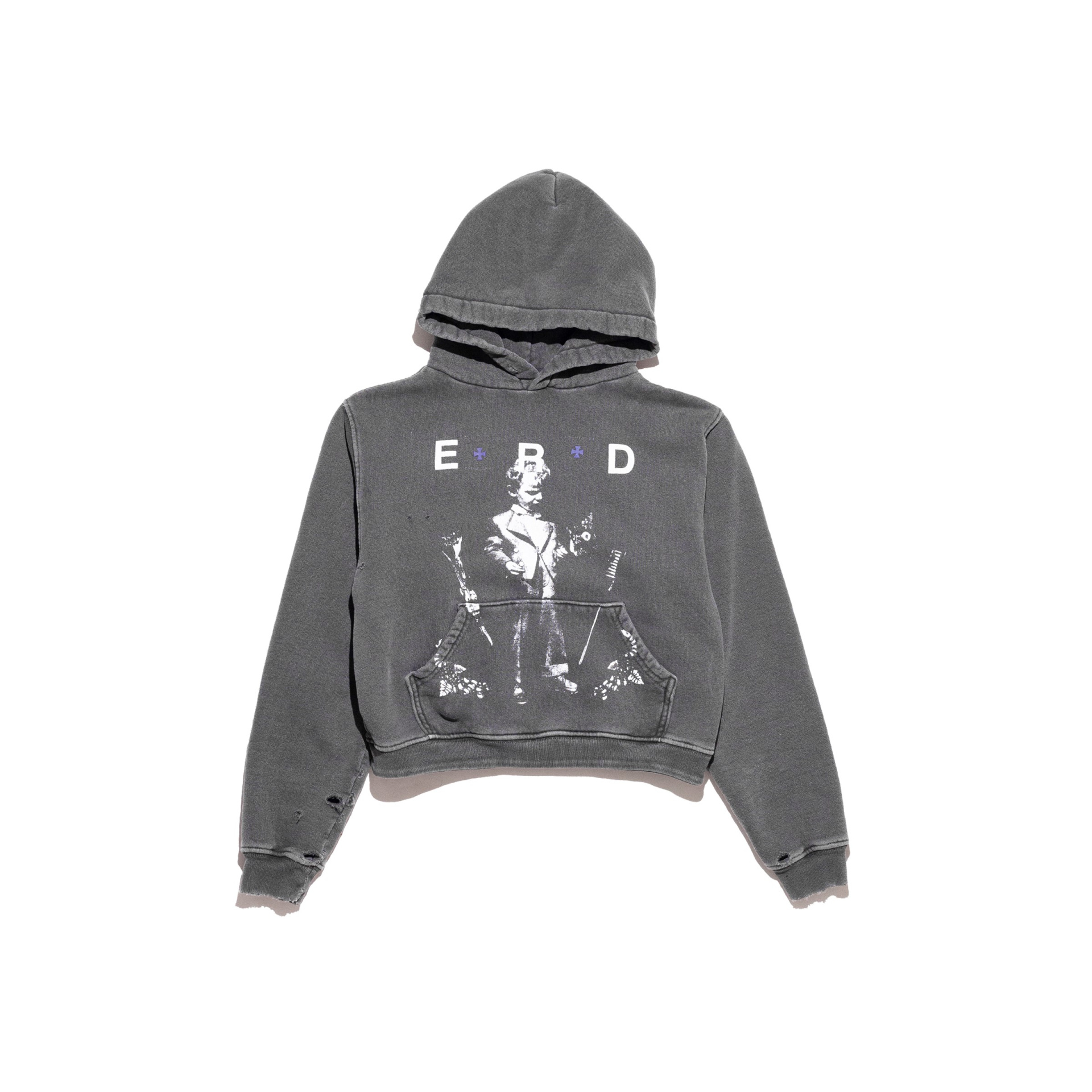 Enfants Riches Déprimés Grey print hoodie