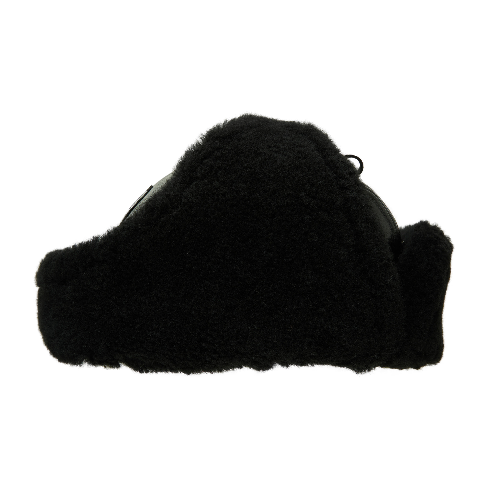 Mastermind WORLD Leather beanie with fur