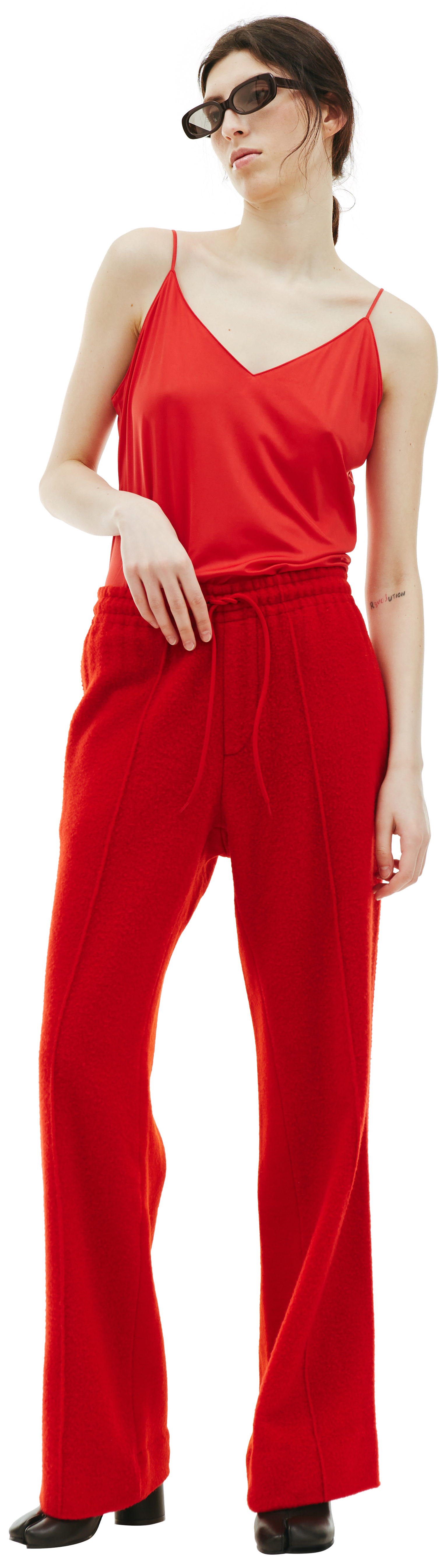 Undercover Red Wool Trousers