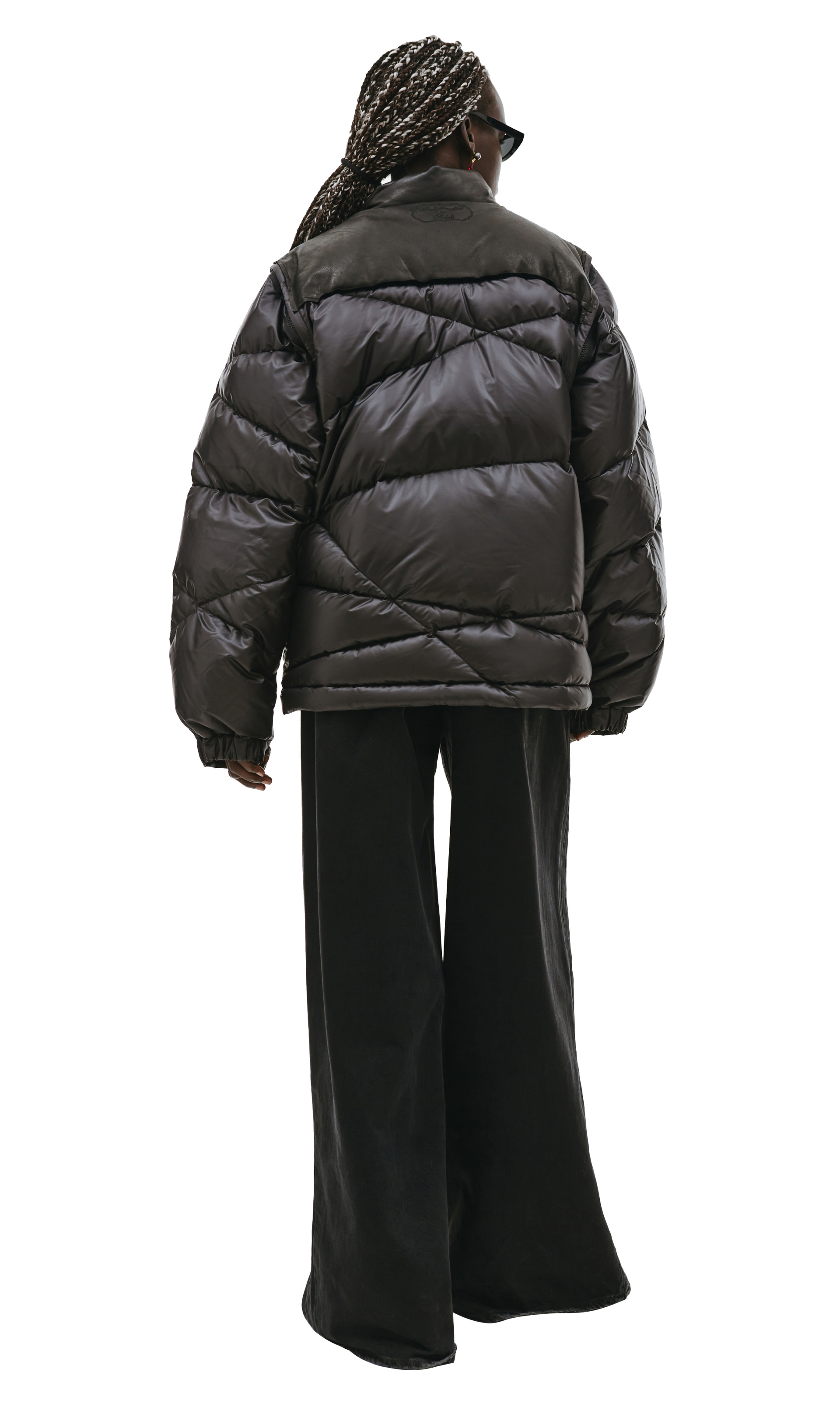 Undercover Black Quilted Down Jacket