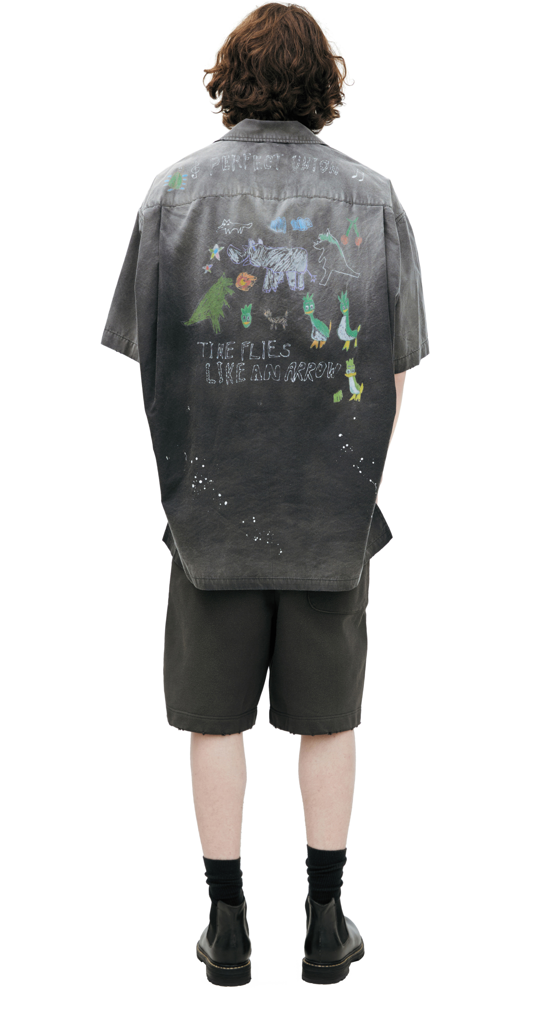 Maison Mihara Yasuhiro Monoprint shirt