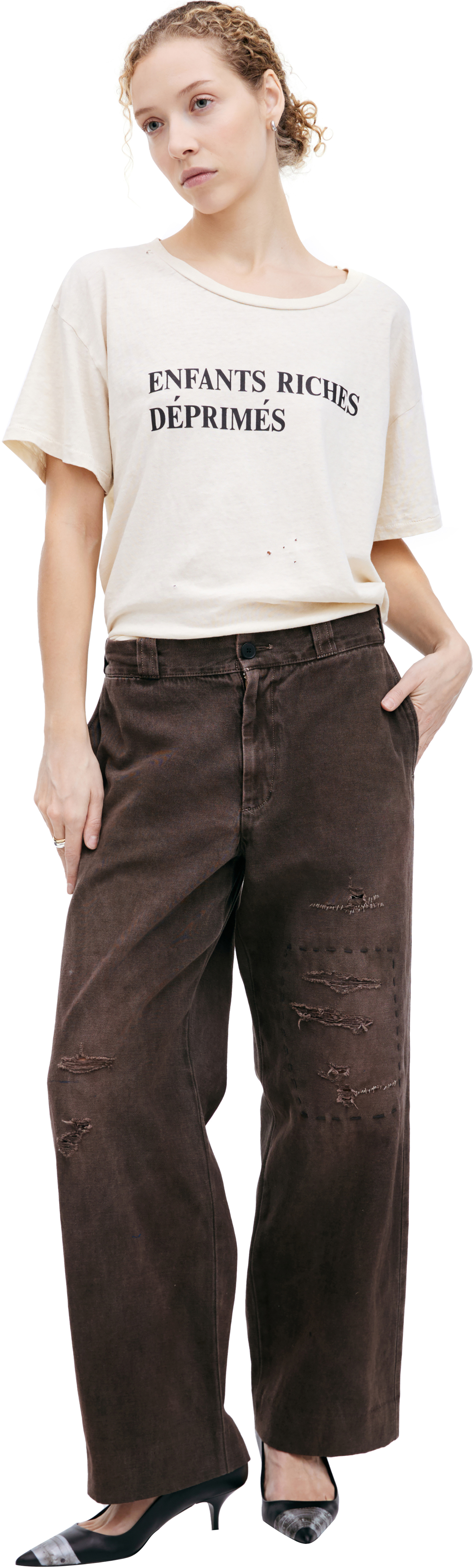 Enfants Riches Déprimés Cotton & Linen Trousers