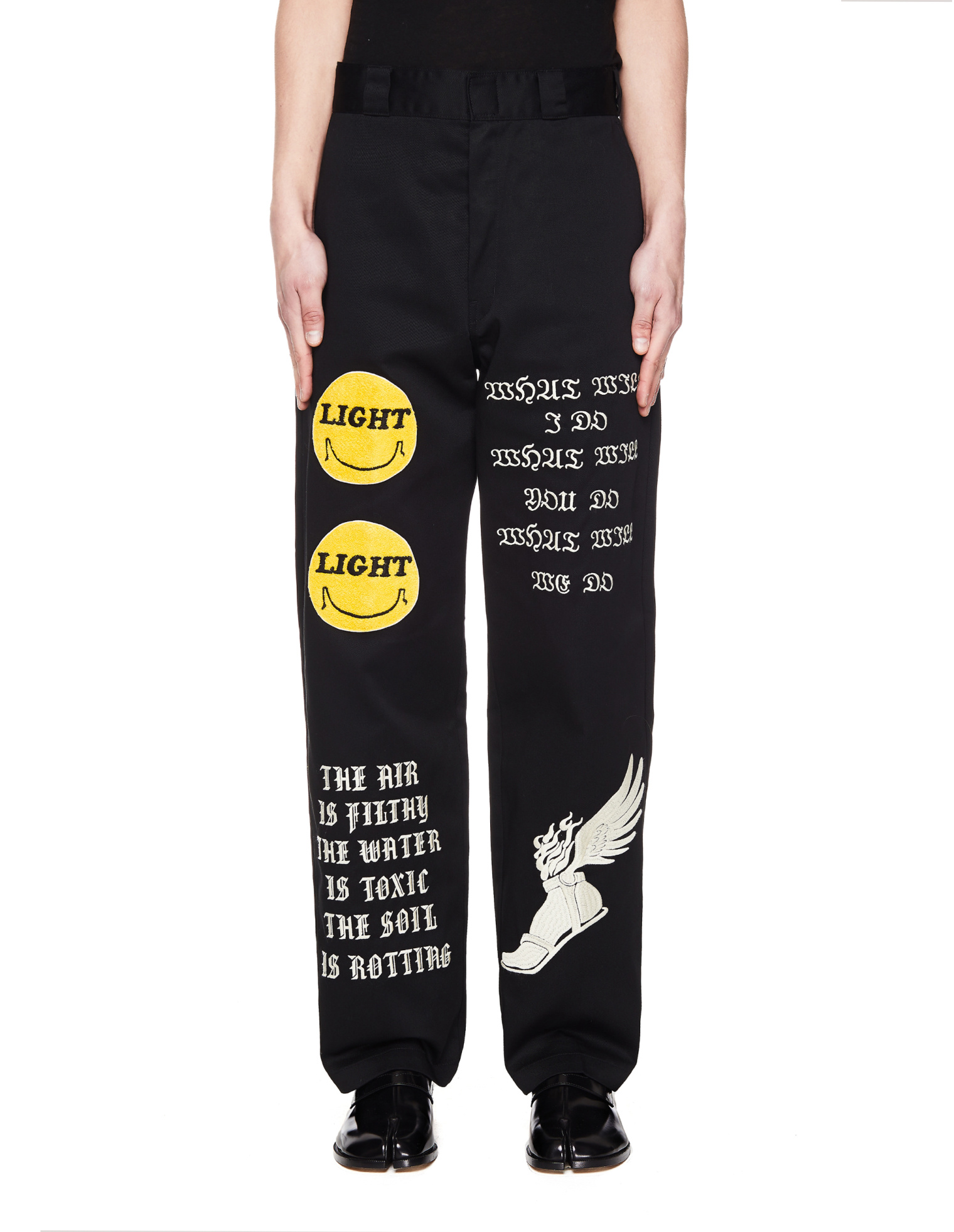 Saint Michael Straight Embroidered Trousers Dickies