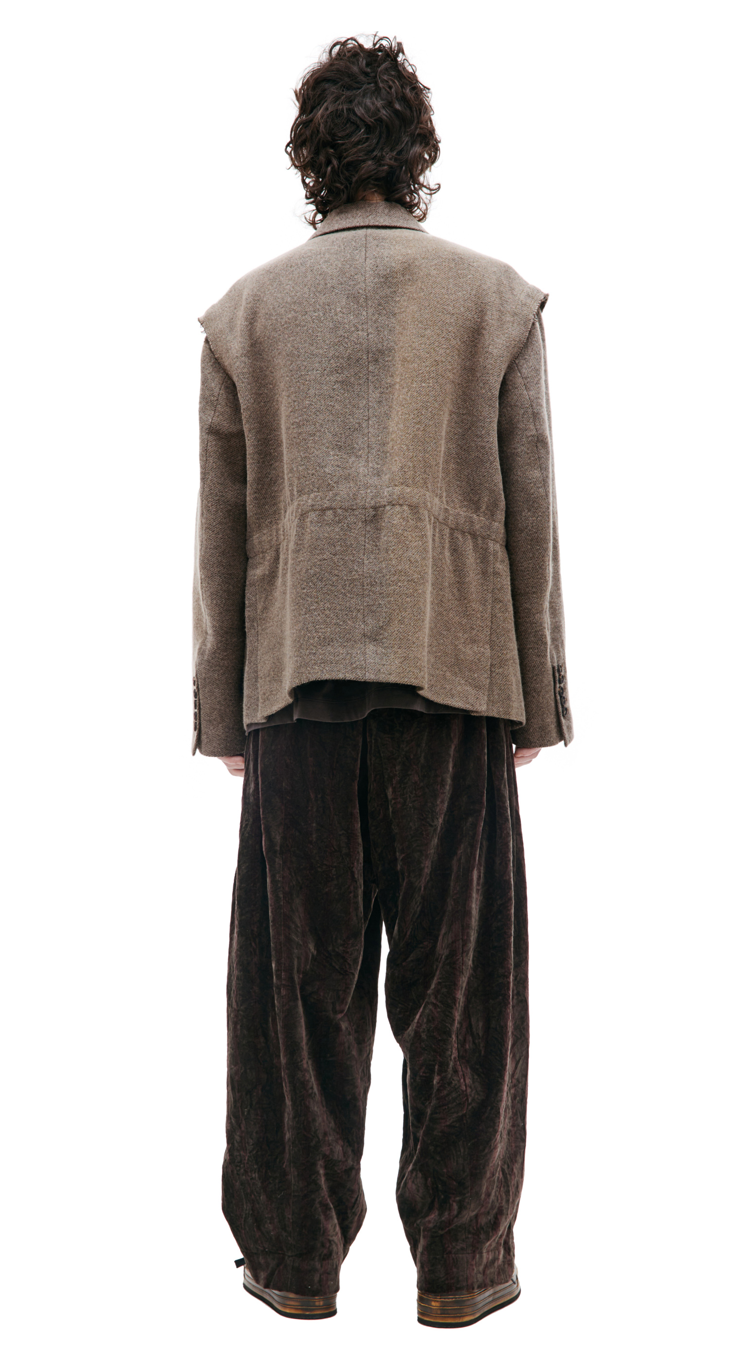 Ziggy Chen Double-breasted wool blazer