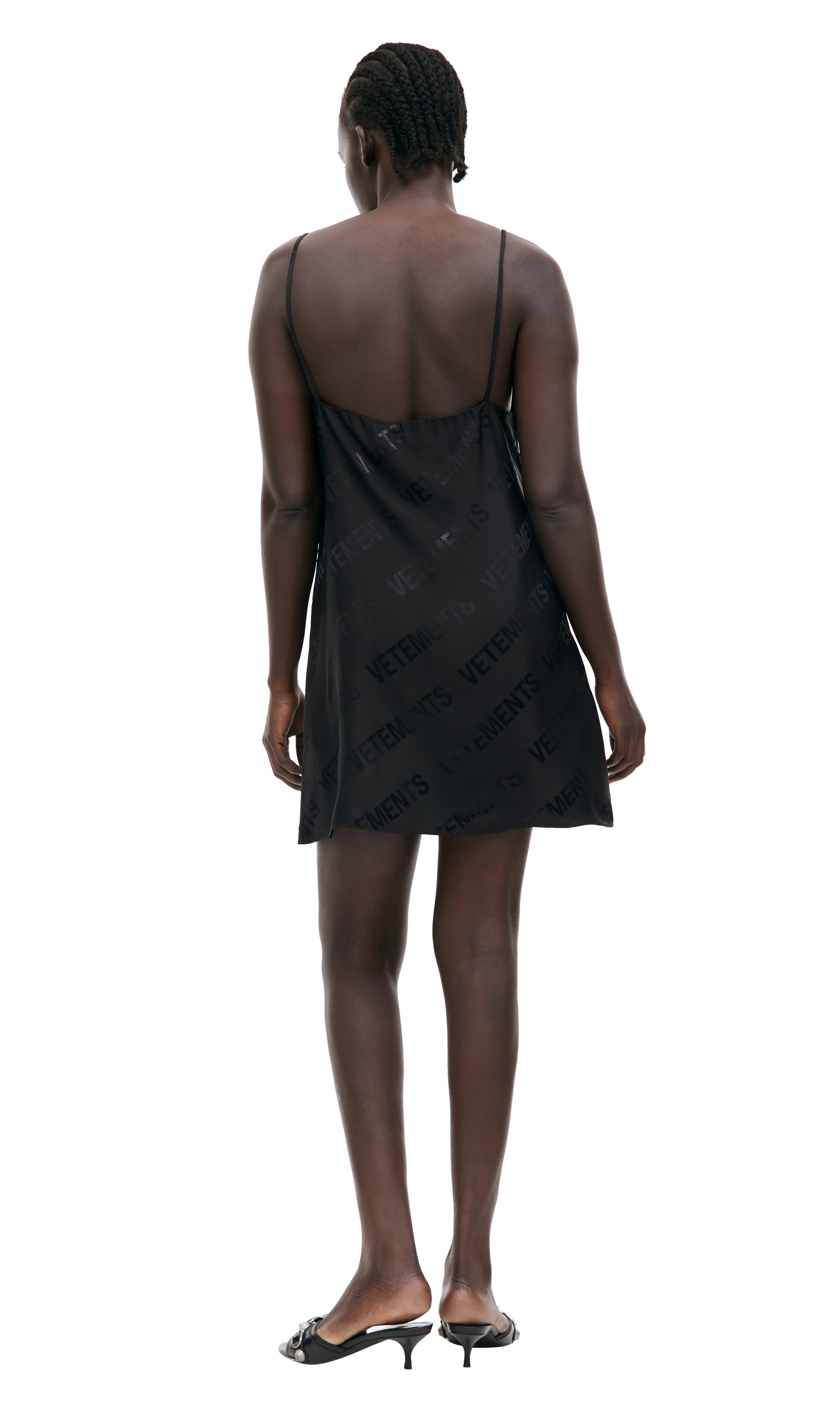 VETEMENTS Logo-print minidress