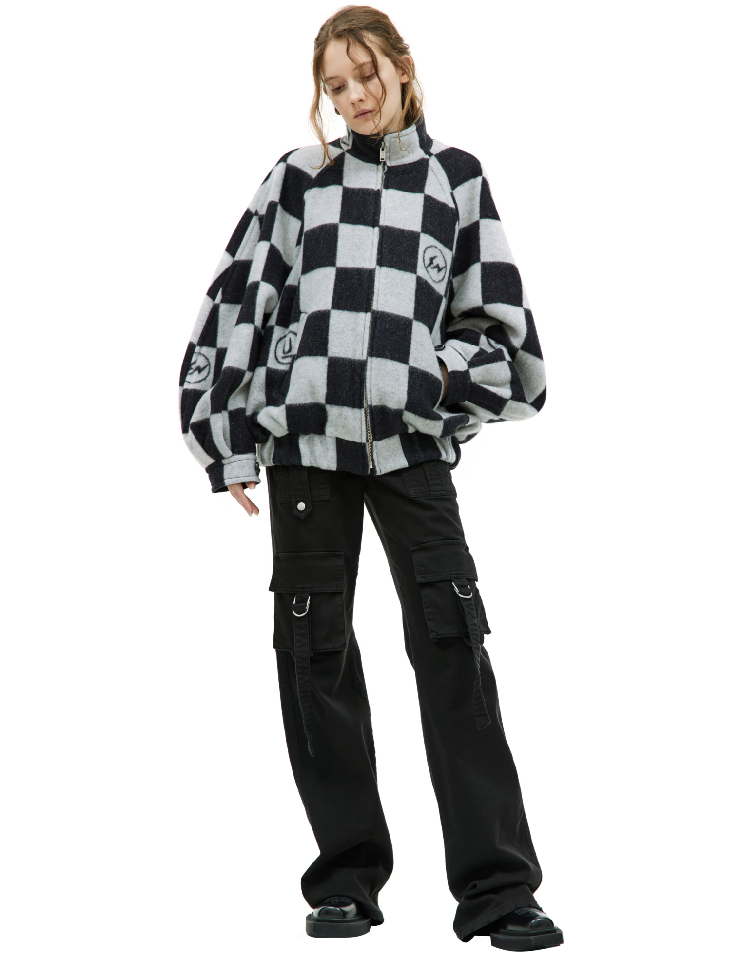 Undercover Undercover x Fragment design wool bomber jacket