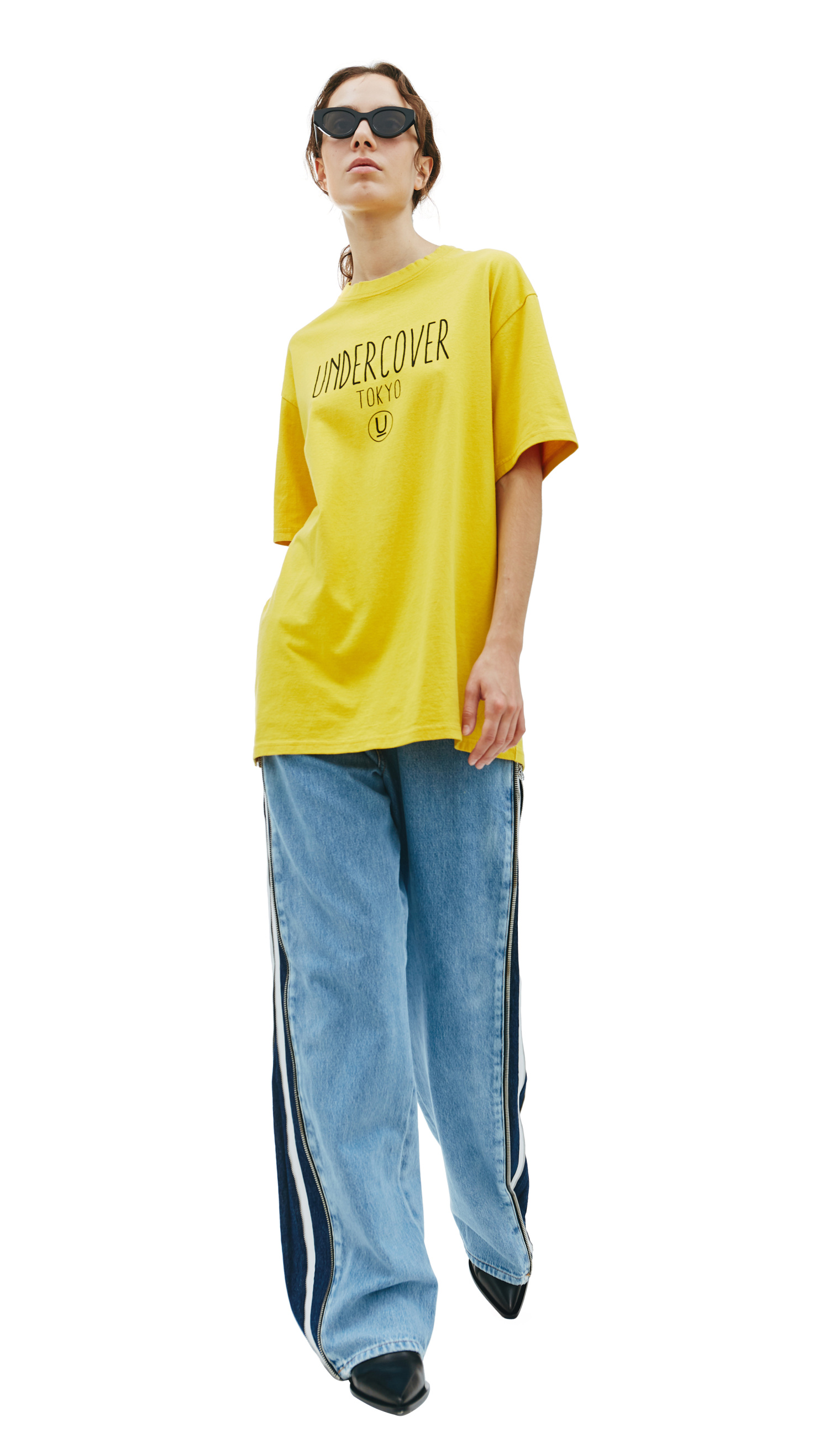 Undercover Yellow print t-shirt
