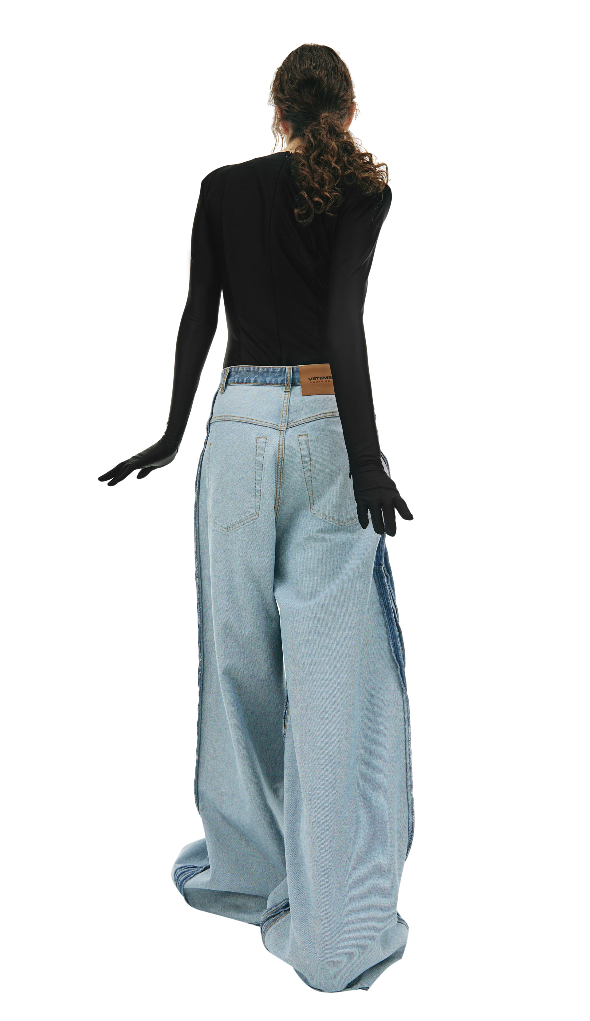 VETEMENTS Inside-out effect jeans