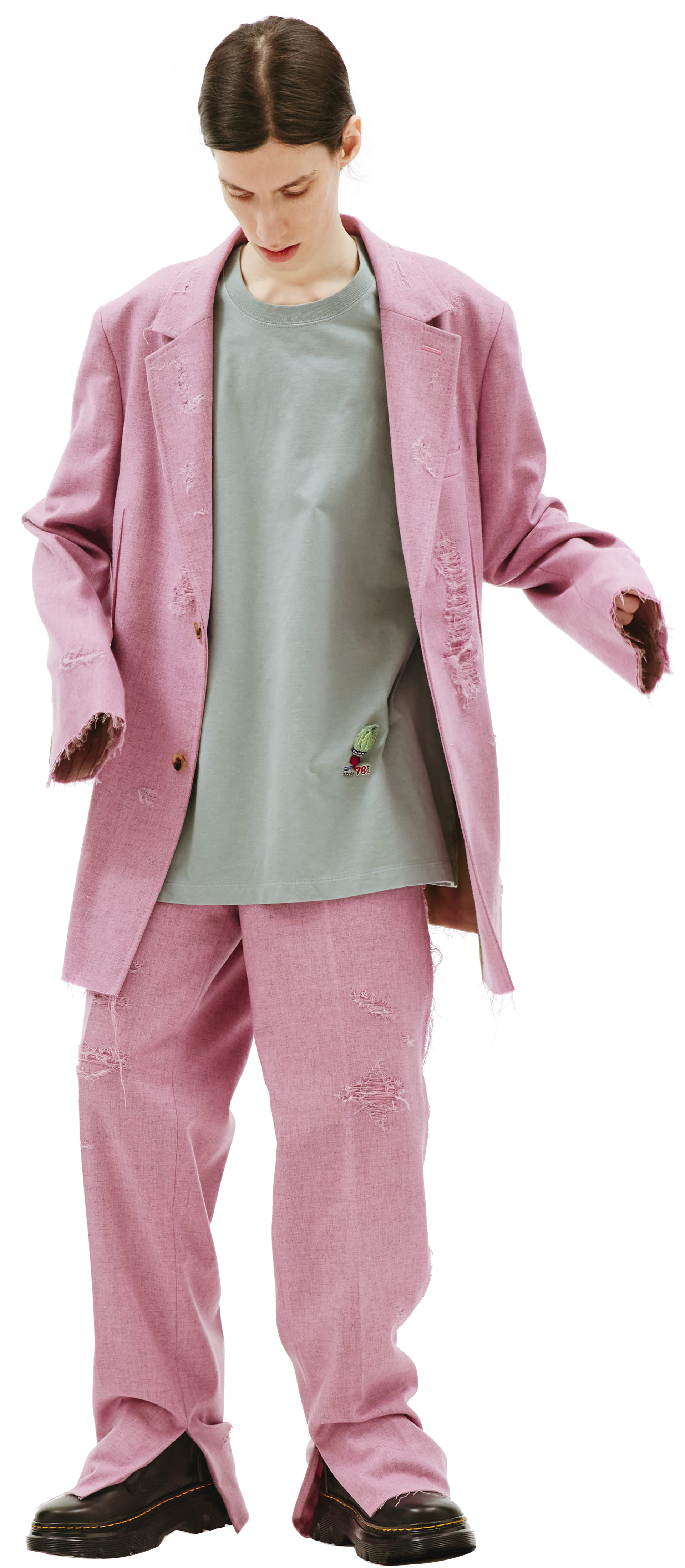 Doublet Recycle wool damaged jacket