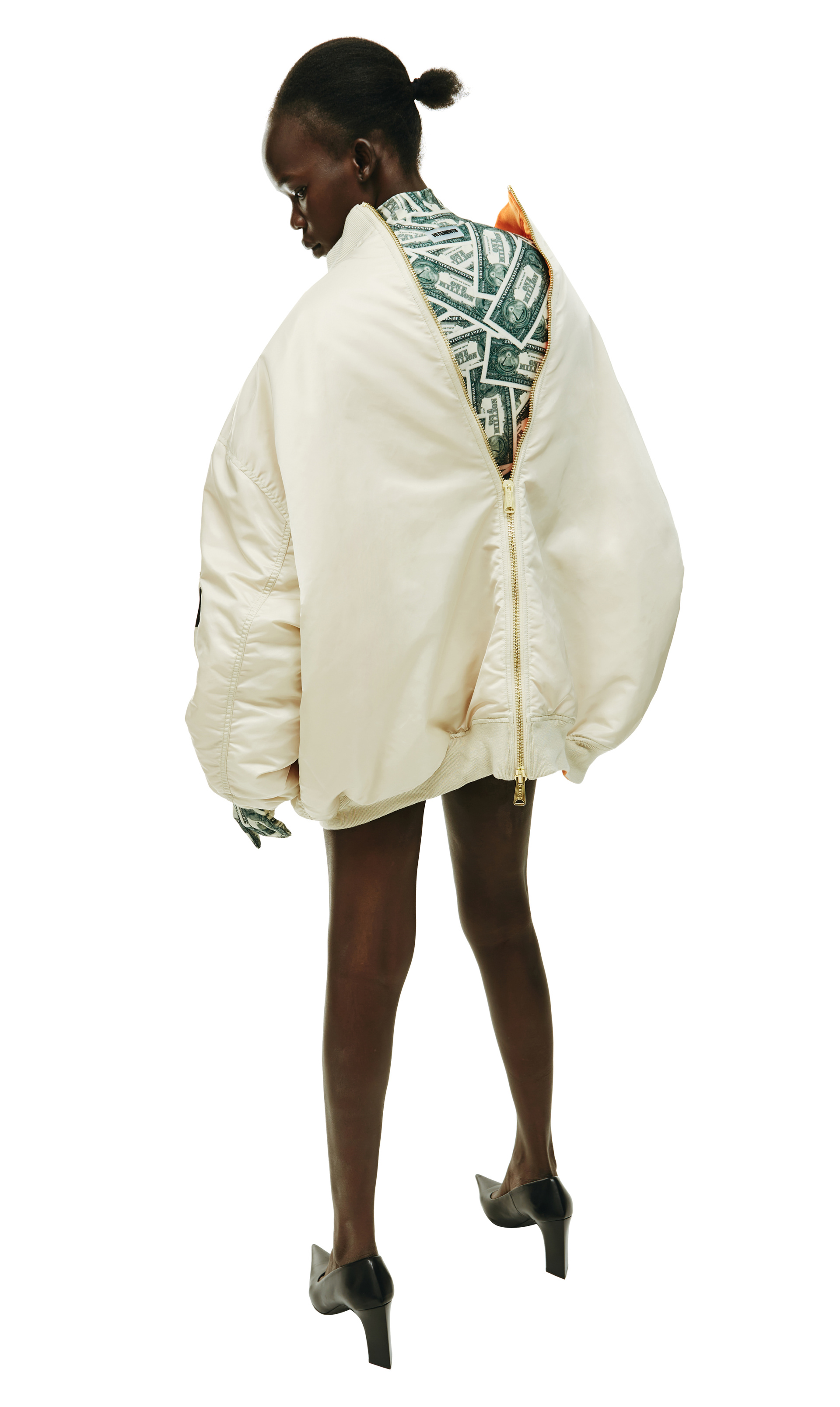 VETEMENTS VETEMENTS X ALPHA INDUSTRIES reversible bomber jacket