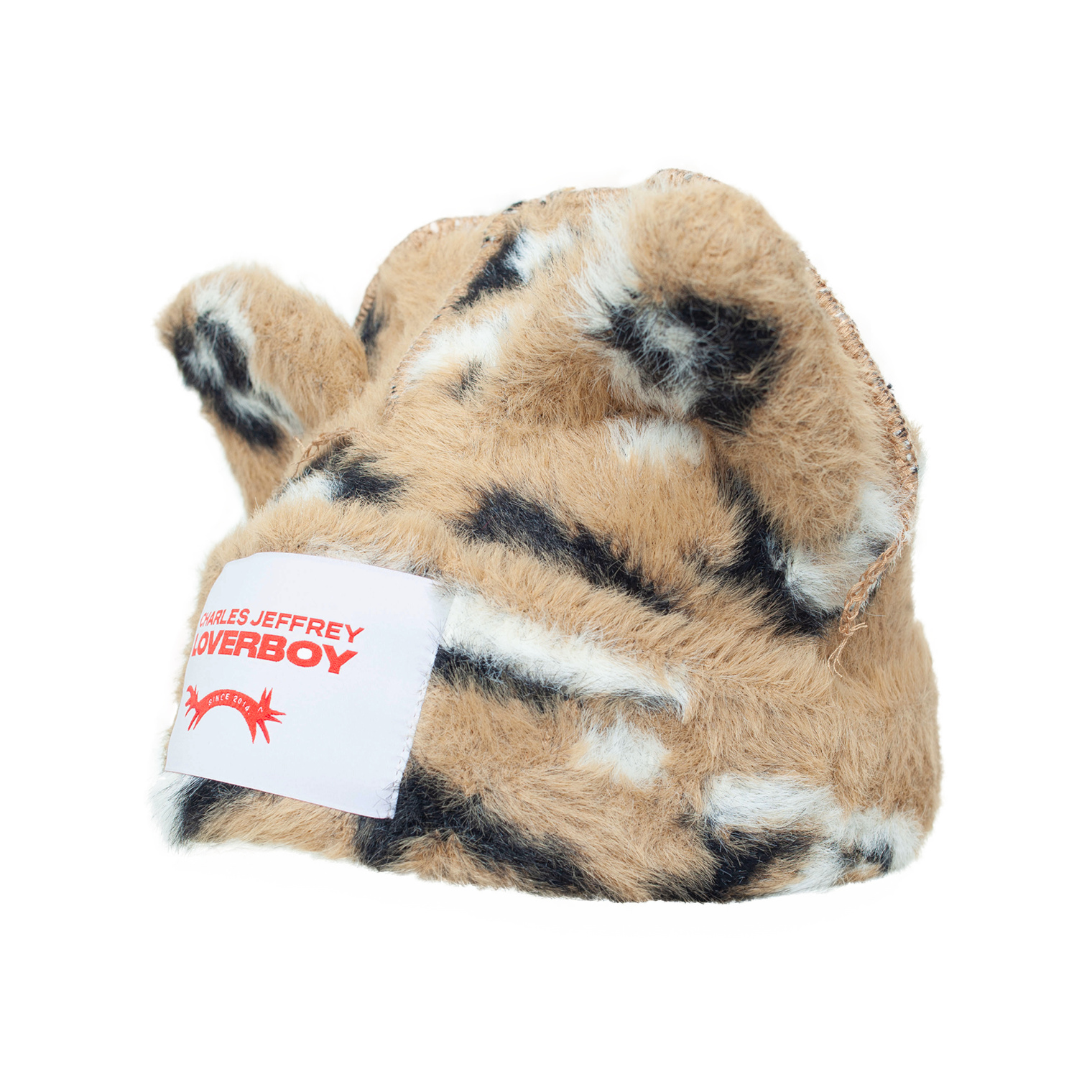 CHARLES JEFFREY LOVERBOY Animalistic print beanie