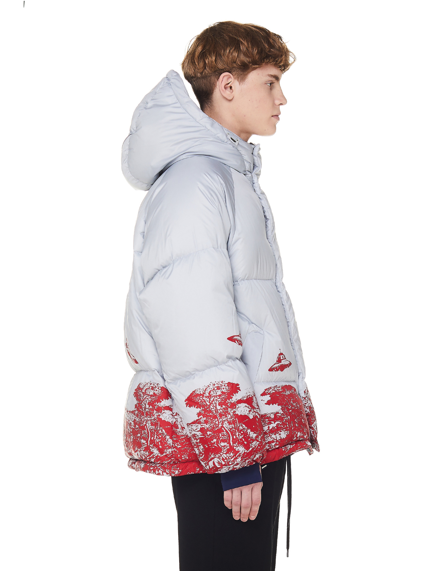 Undercover Valentino Edition Printed Puffer Jacket