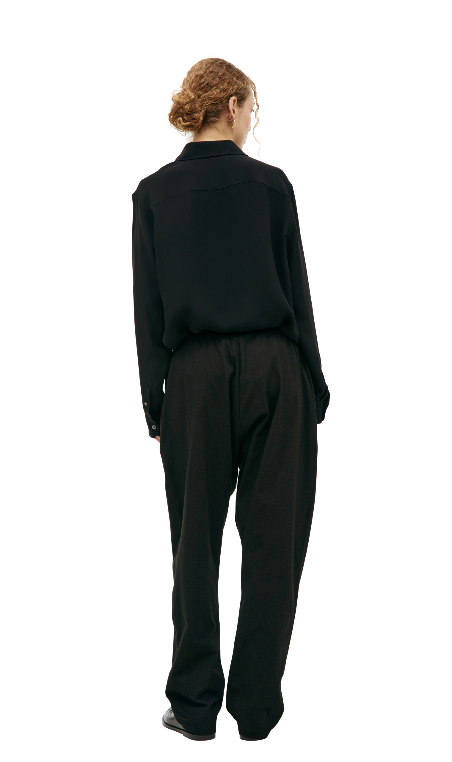 The Row Basic cotton trousers